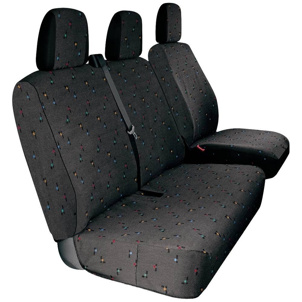 autogadget® 4er Autositzbezüge Auto Schonbezüge Autositzbezug Sitzbezüge  Seitenairbag geeignet Autozubehör PKW Vordersite & Rücksitze - Universal