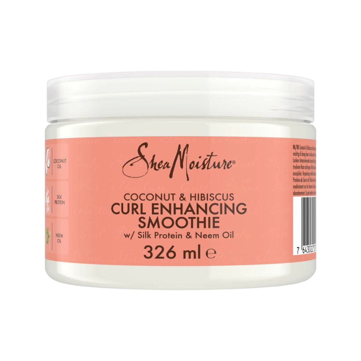 Shea Moisture Haarcreme Shea Moisture Coconut Hibiscus Curl Enhancing Smoothie 326ml