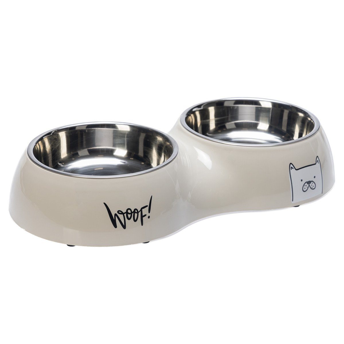 Napf-Set Hundenapf Elize Dinner Set hellgrau