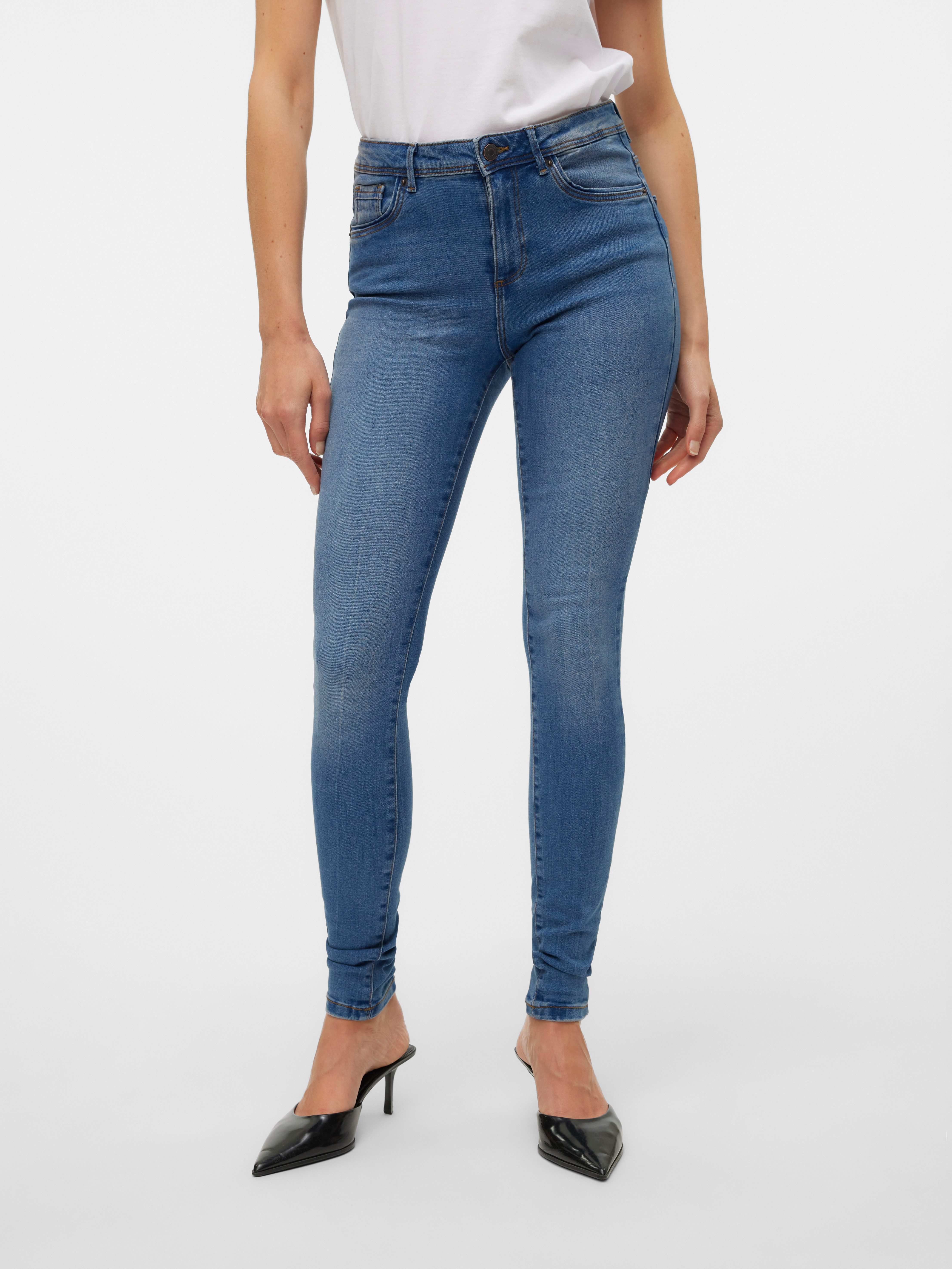 Vero Moda Skinny-fit-Jeans VMTATIANA MR S PIPING JEANS