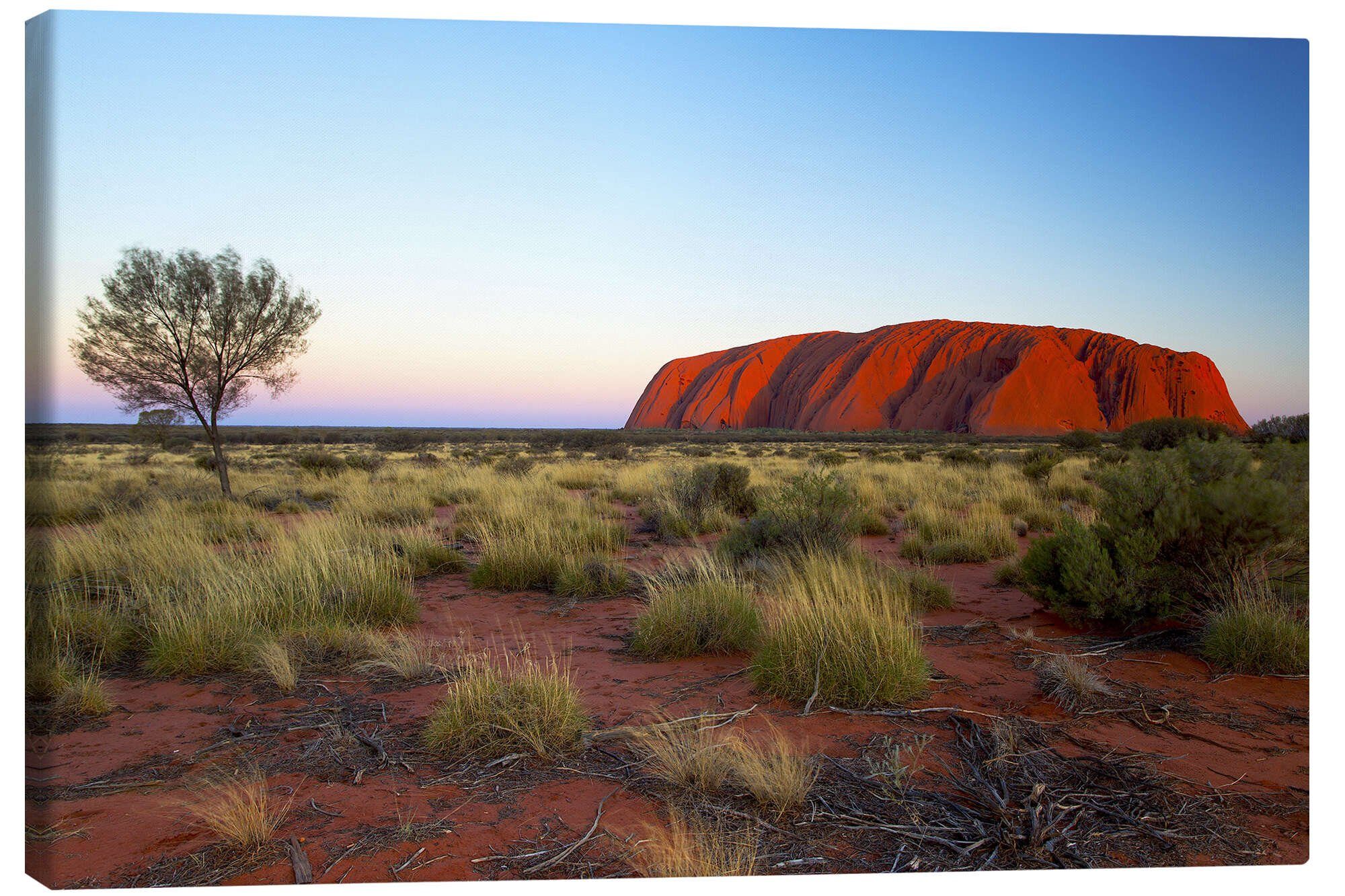 Posterlounge Leinwandbild Ian Trower, Uluru, Australien, Fotografie