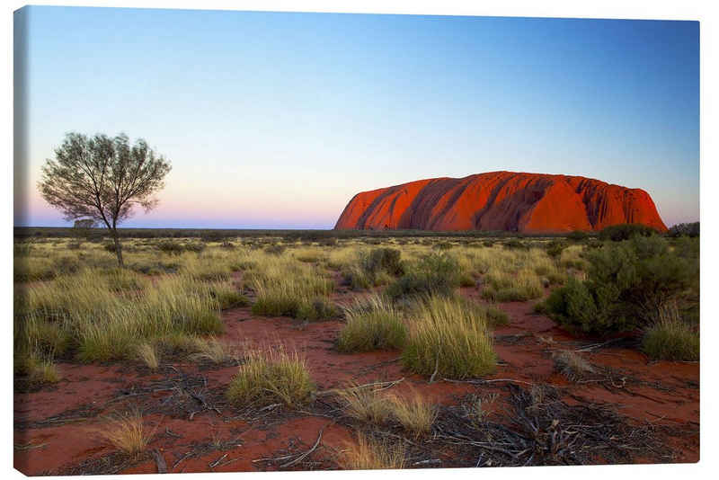Posterlounge Leinwandbild Ian Trower, Uluru, Australien, Fotografie