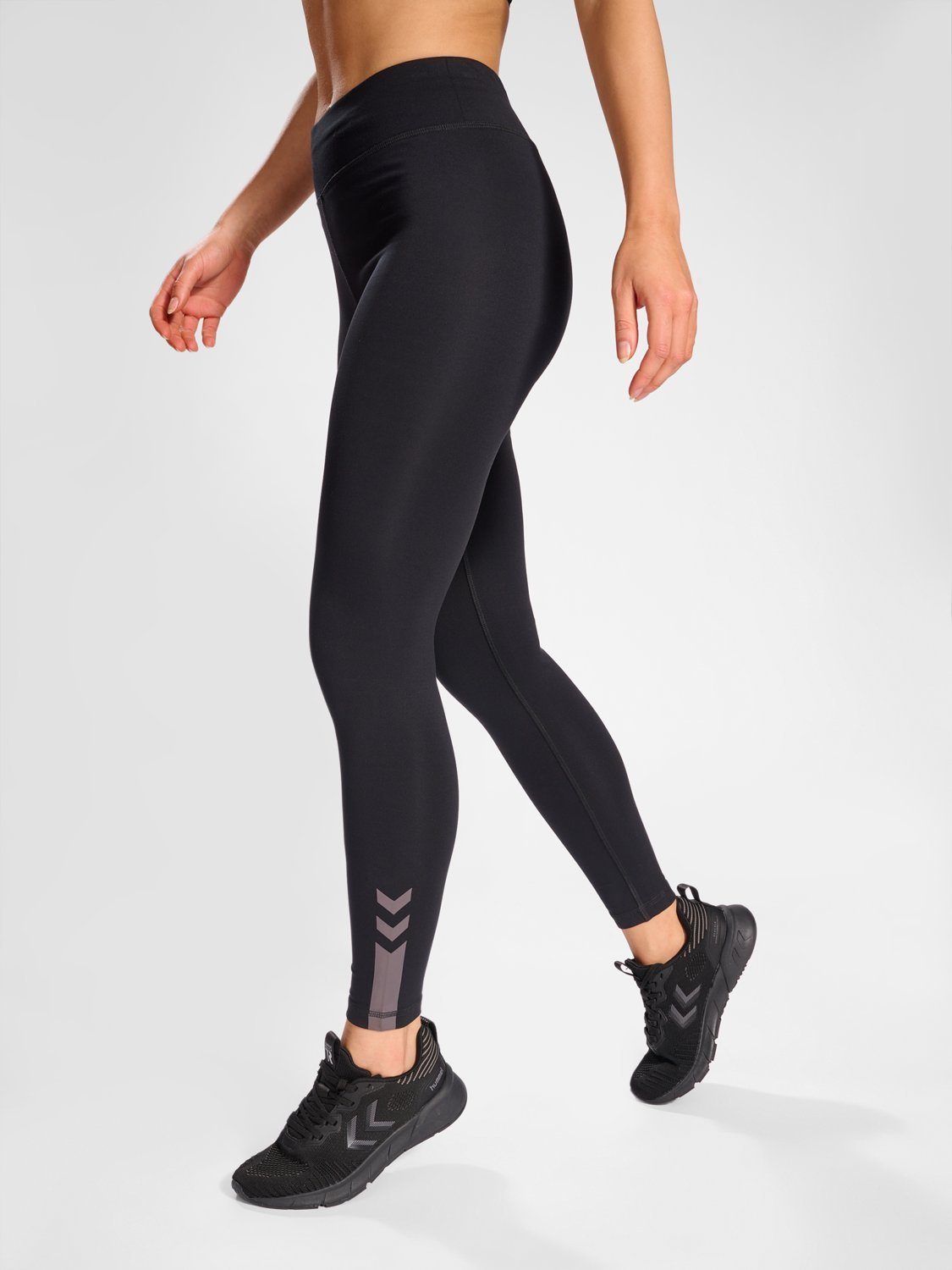 hummel Leggings Leggings Sport Tights mit Kordelzug HMLACTIVE 5819 in Schwarz