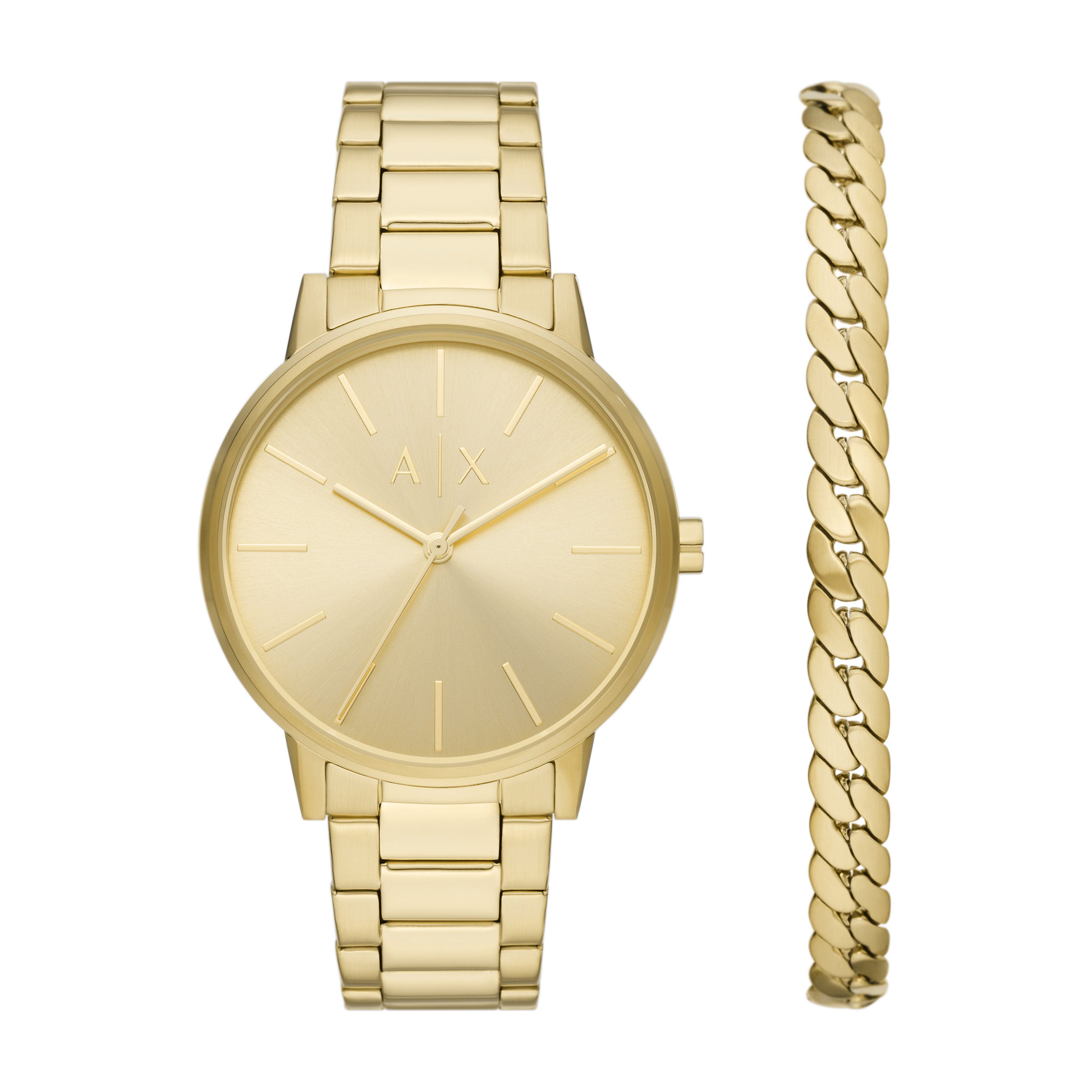 ARMANI EXCHANGE Quarzuhr Armbanduhr Edelstahl