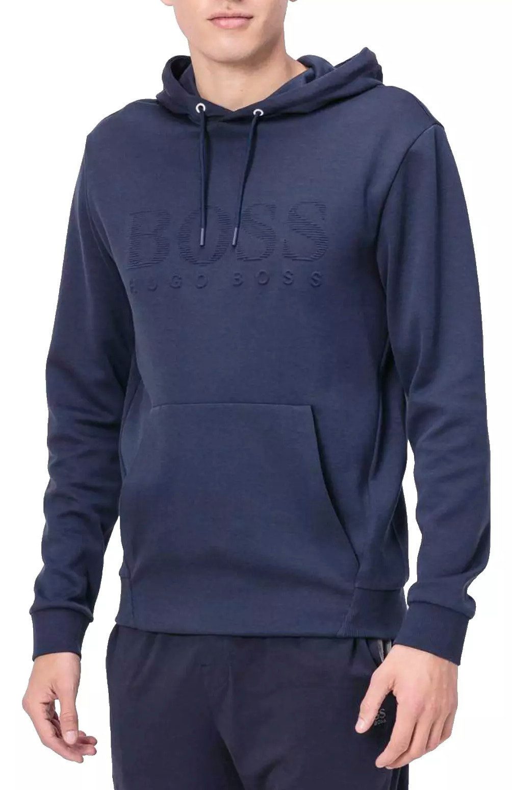 BOSS Kapuzensweatshirt Soody Hoodie 3D Logo-Druck Kapuze mit Kordelzug, Kängurutasche