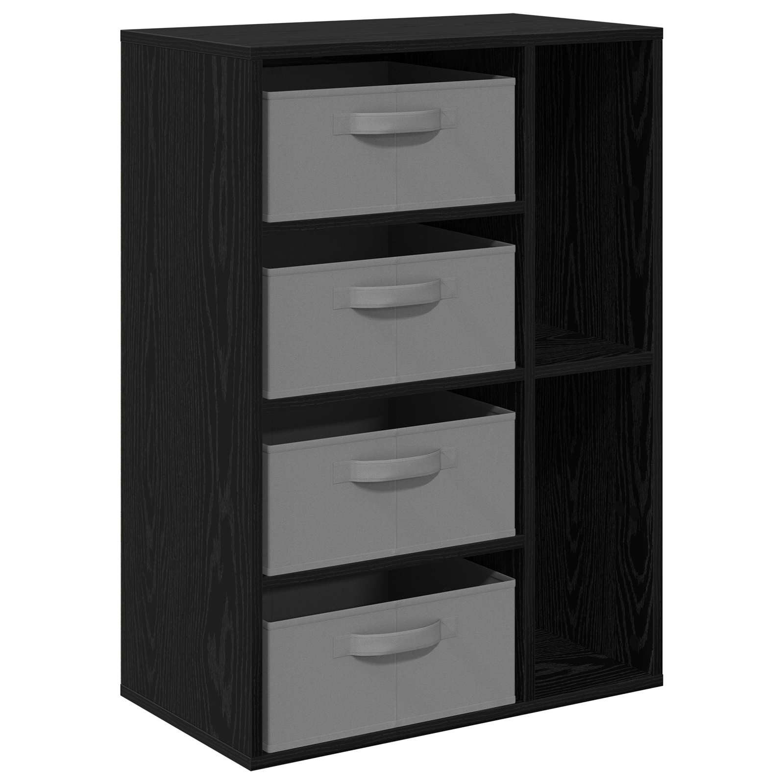 vidaXL Sideboard Sideboard Schwarze Eiche 60 x 33,5 x 84 cm (1 St)