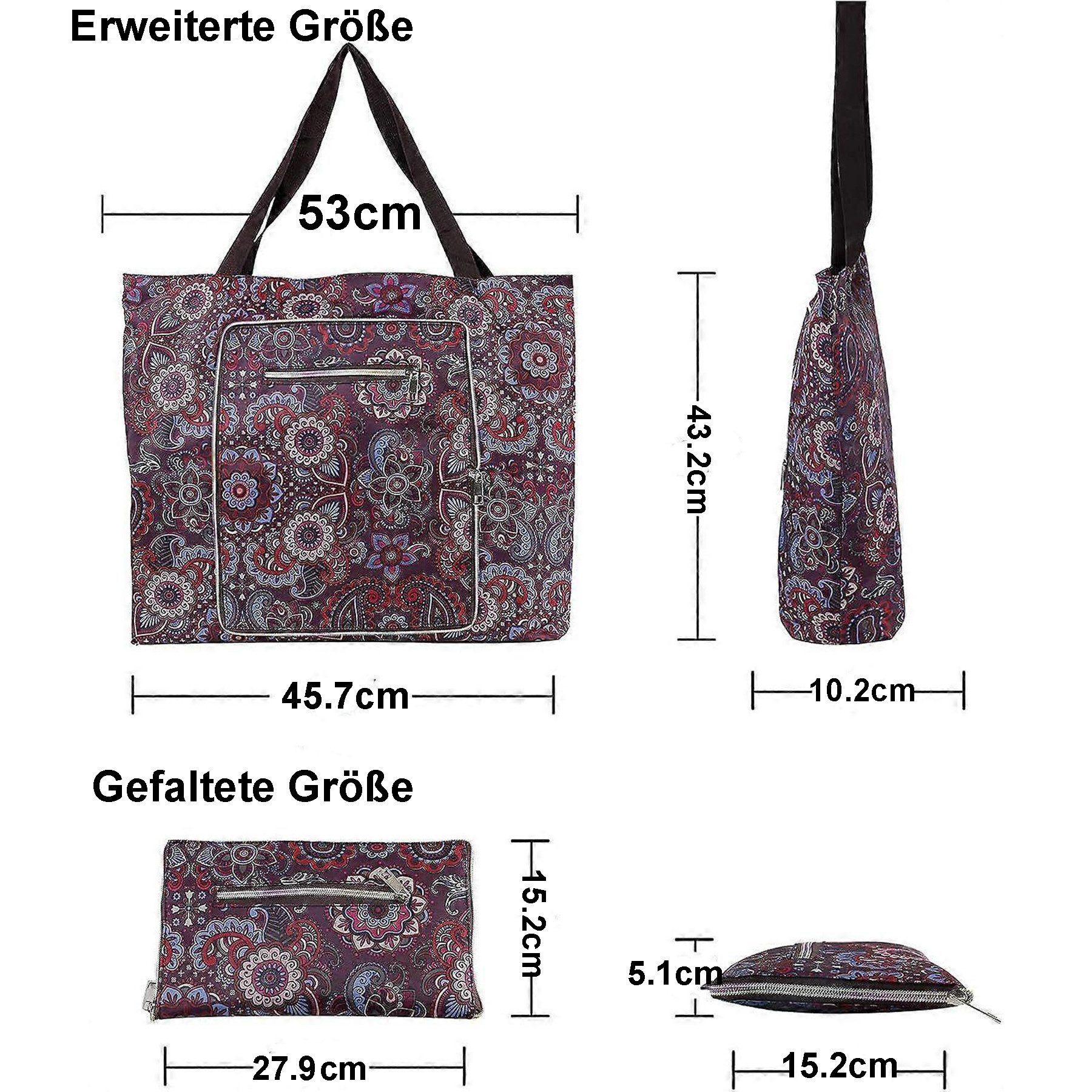 Mutig XL-Strandtasche Große Strandtasche, Badetasche mit Reißverschluss (Damen Umhängetasche Tragetasche shopper sanddicht, Schwimmbadtasche), Faltbare Reisetasche für Picknick, Strand, Reisen, Urlaub, Pool