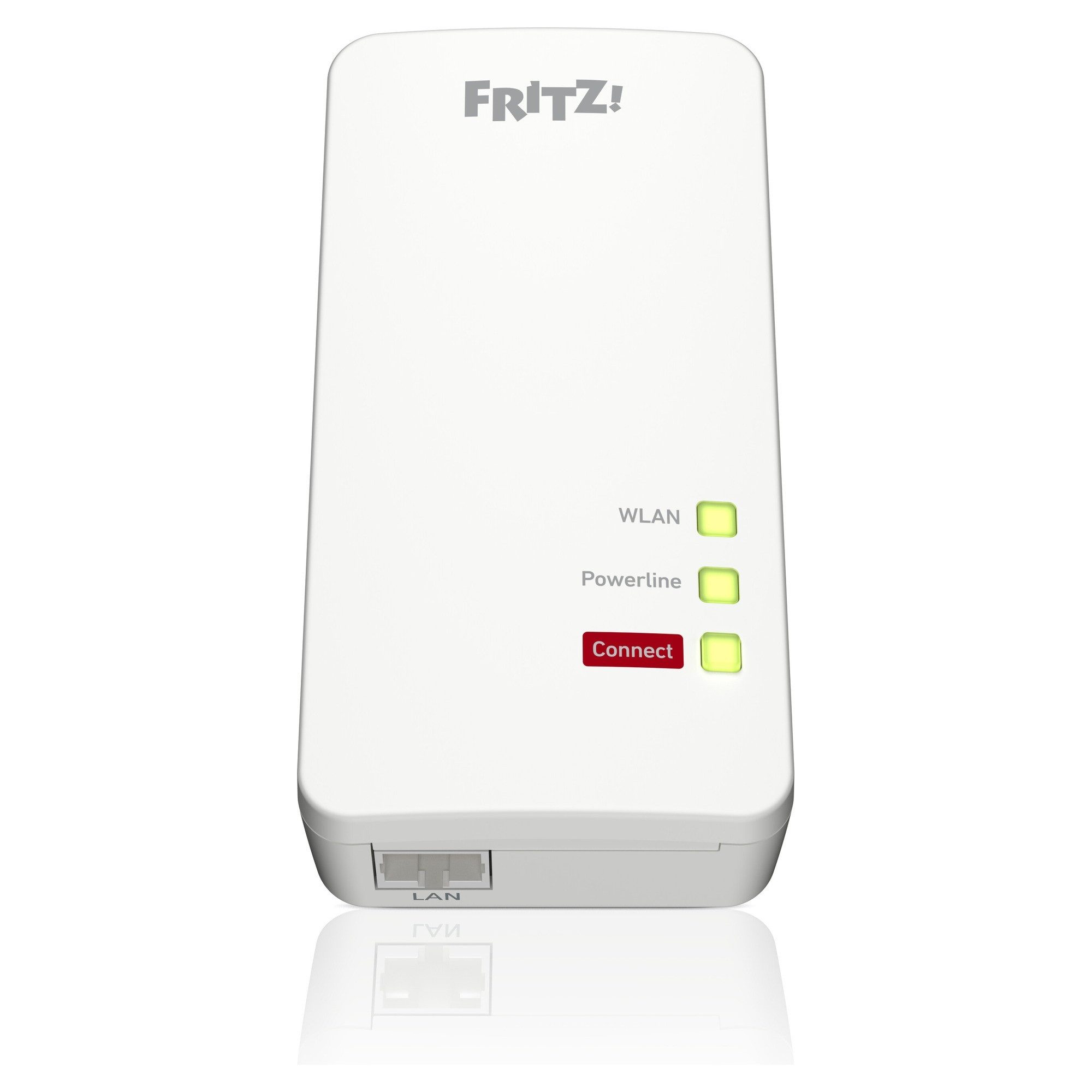 Fritz! FRITZ!Powerline 1260 WLAN Set Reichweitenverstärker, 2er-Set, Powerline bis 1.200 MBit/s, Wi-Fi 5 Mesh bis 1.266 MBit/s – Bild 2 von 5