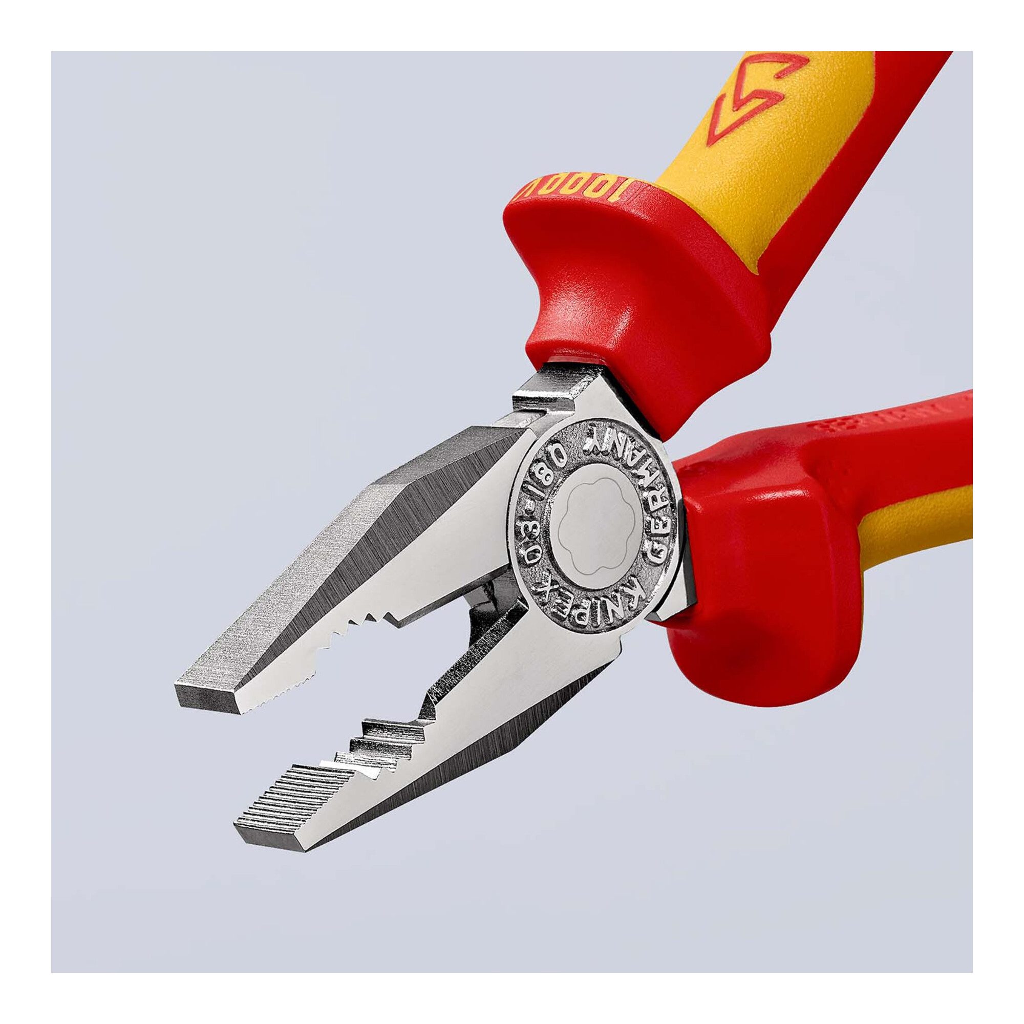 Knipex Kombizange KNIPEX 03 06 160 Kombizange isoliert mit Mehrkomponenten-Hüllen, VDE-g