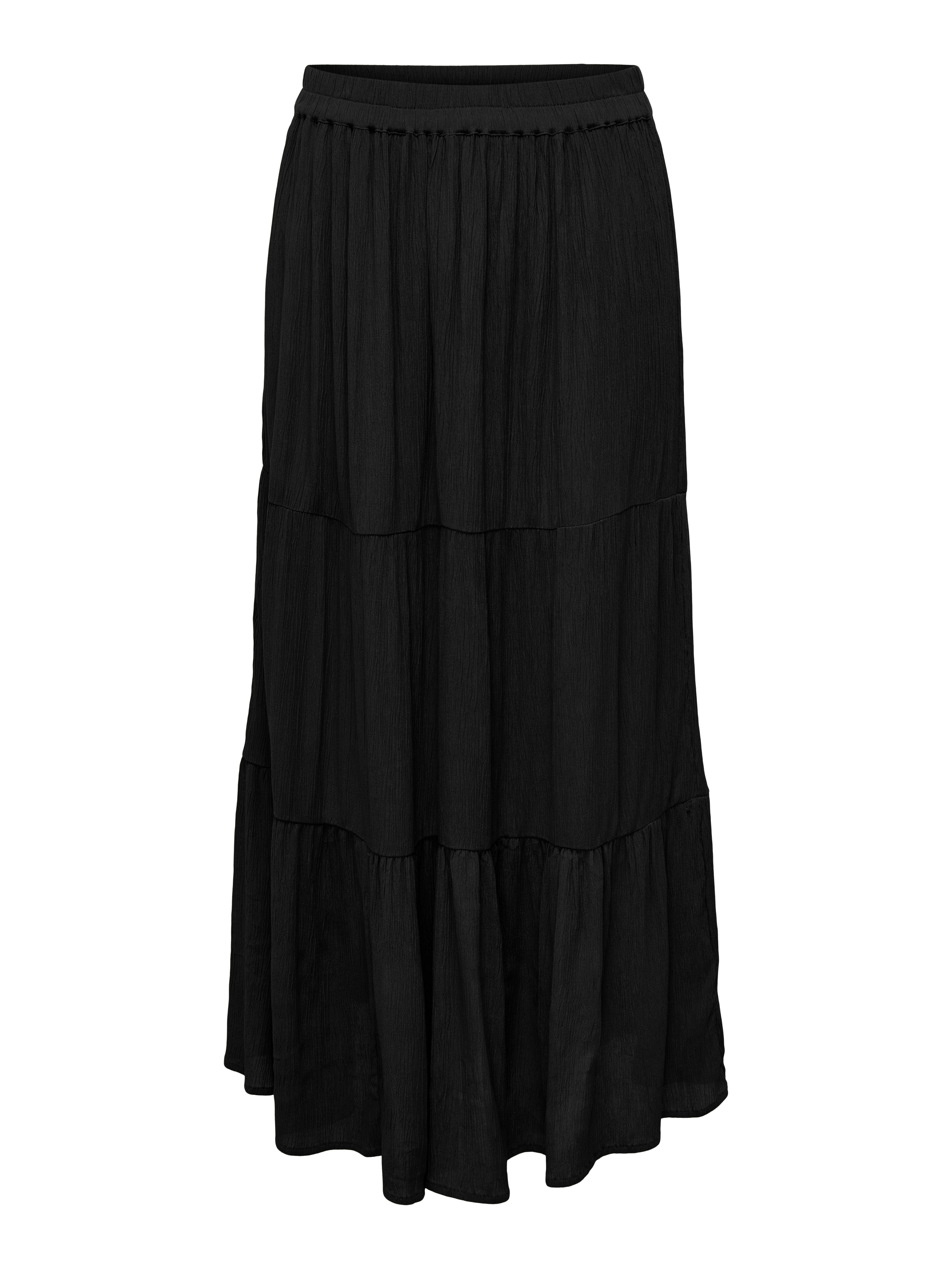 ONLY CARMAKOMA Maxirock CARMIKKA LONG SKIRT WVN NOOS mit Volant