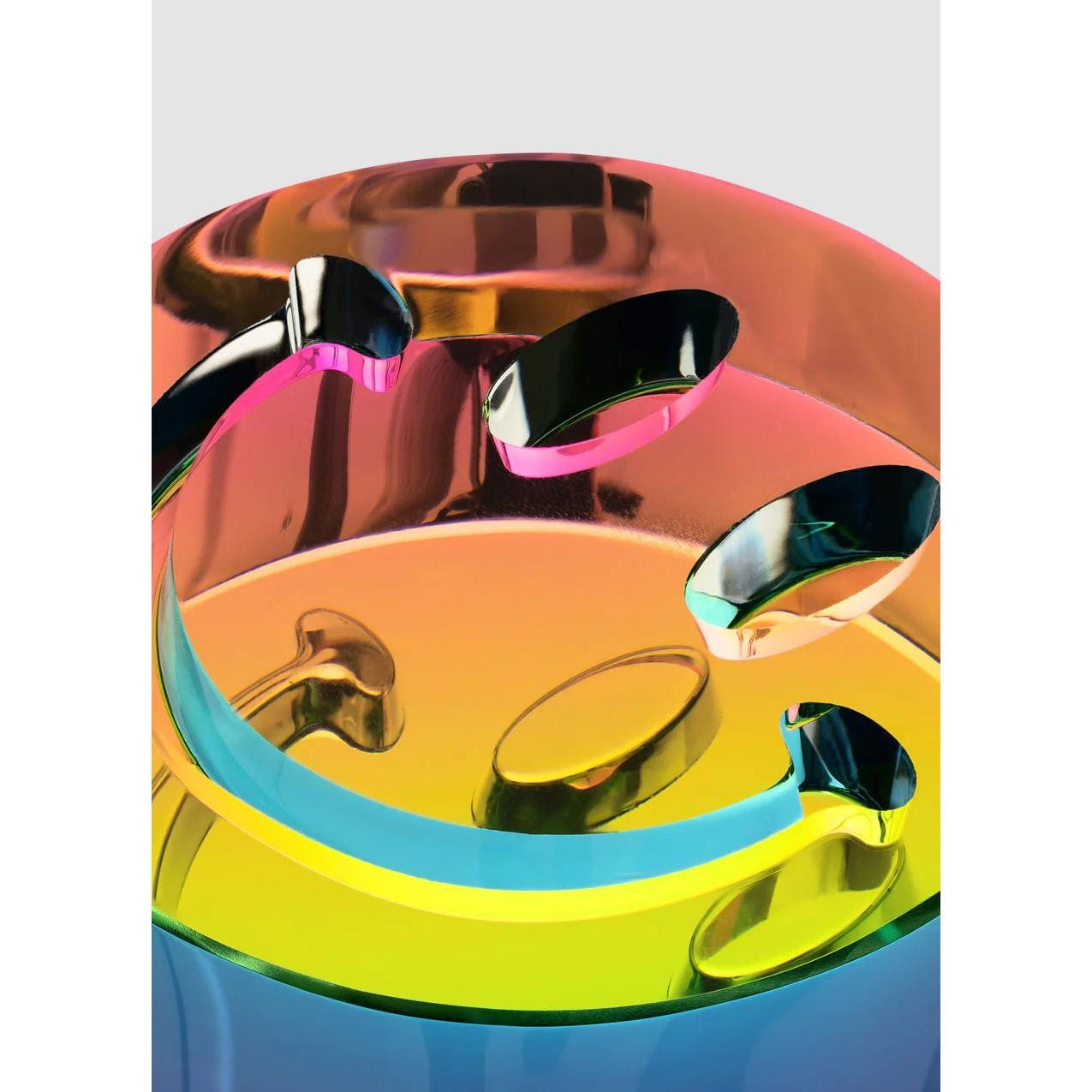 Fundamental Berlin Dekoobjekt Dekorationsobjekt Briefbeschwerer Smile Rainbow