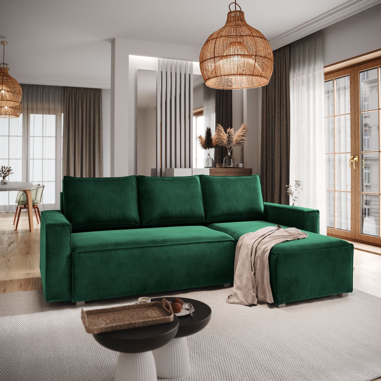 Masseno Ecksofa SILES mit Schlaffunktion L-Form, günstig online kaufen