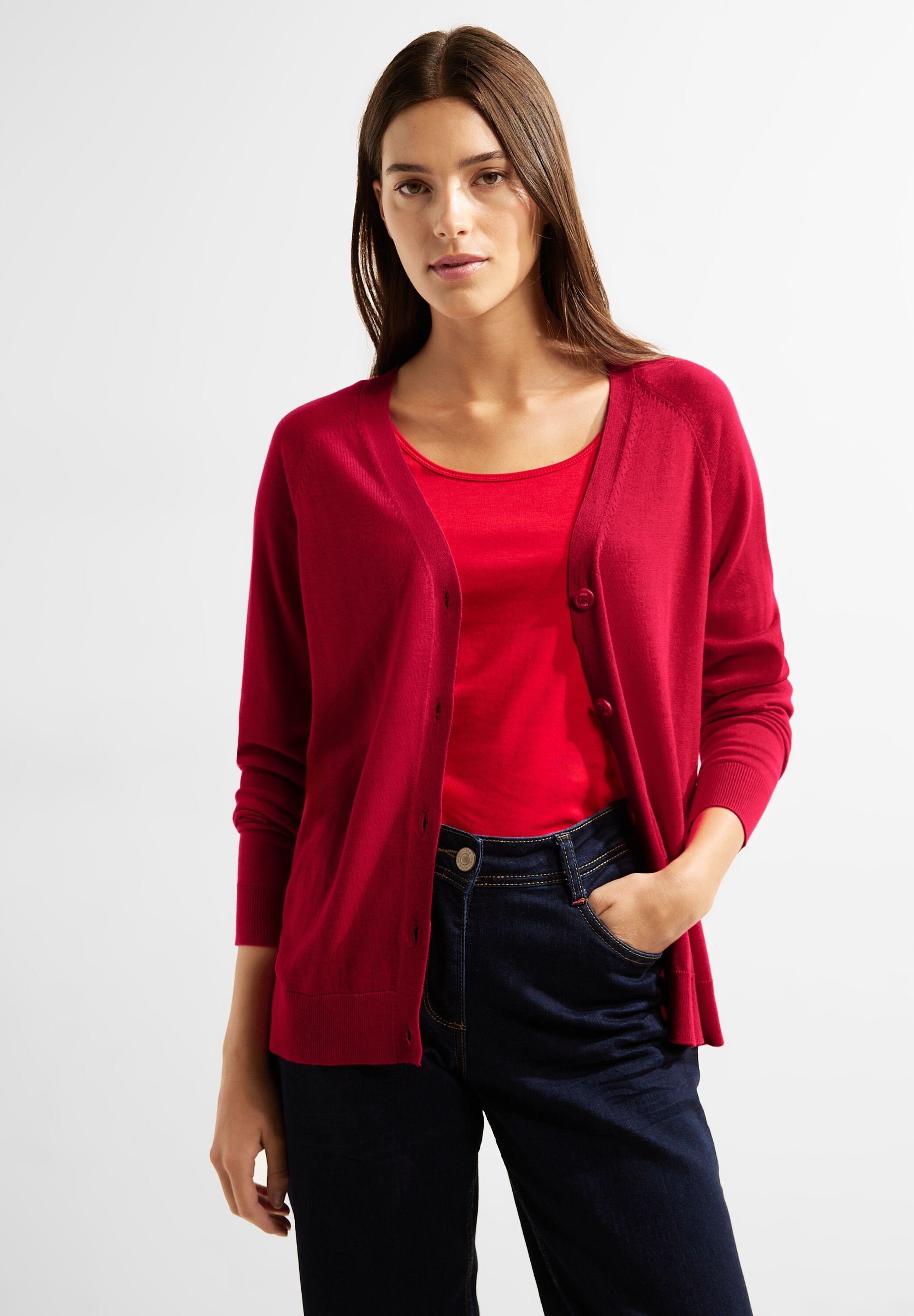 Wunderschne Rote Strickjacken Fr Damen Fotos