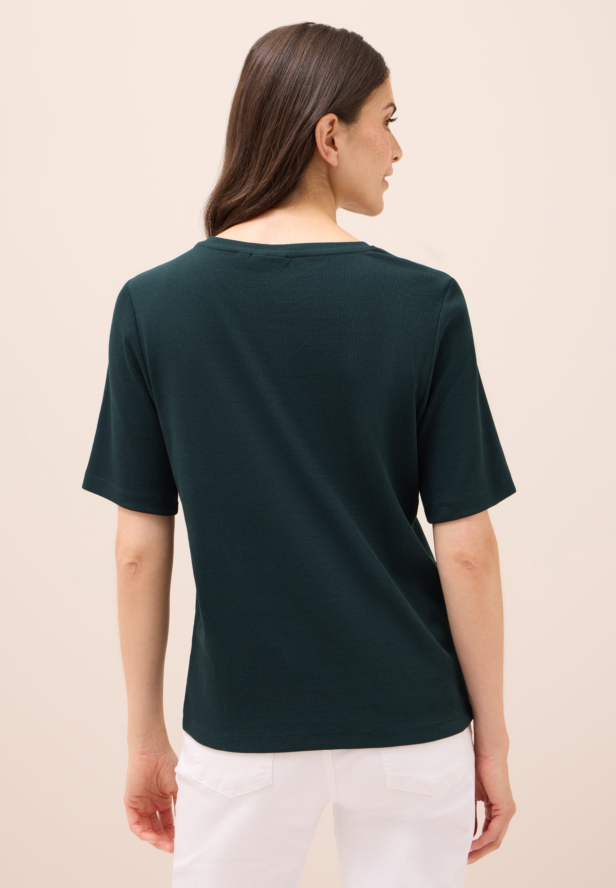 CECIL T-Shirt aus Baumwolle mit Stretchante