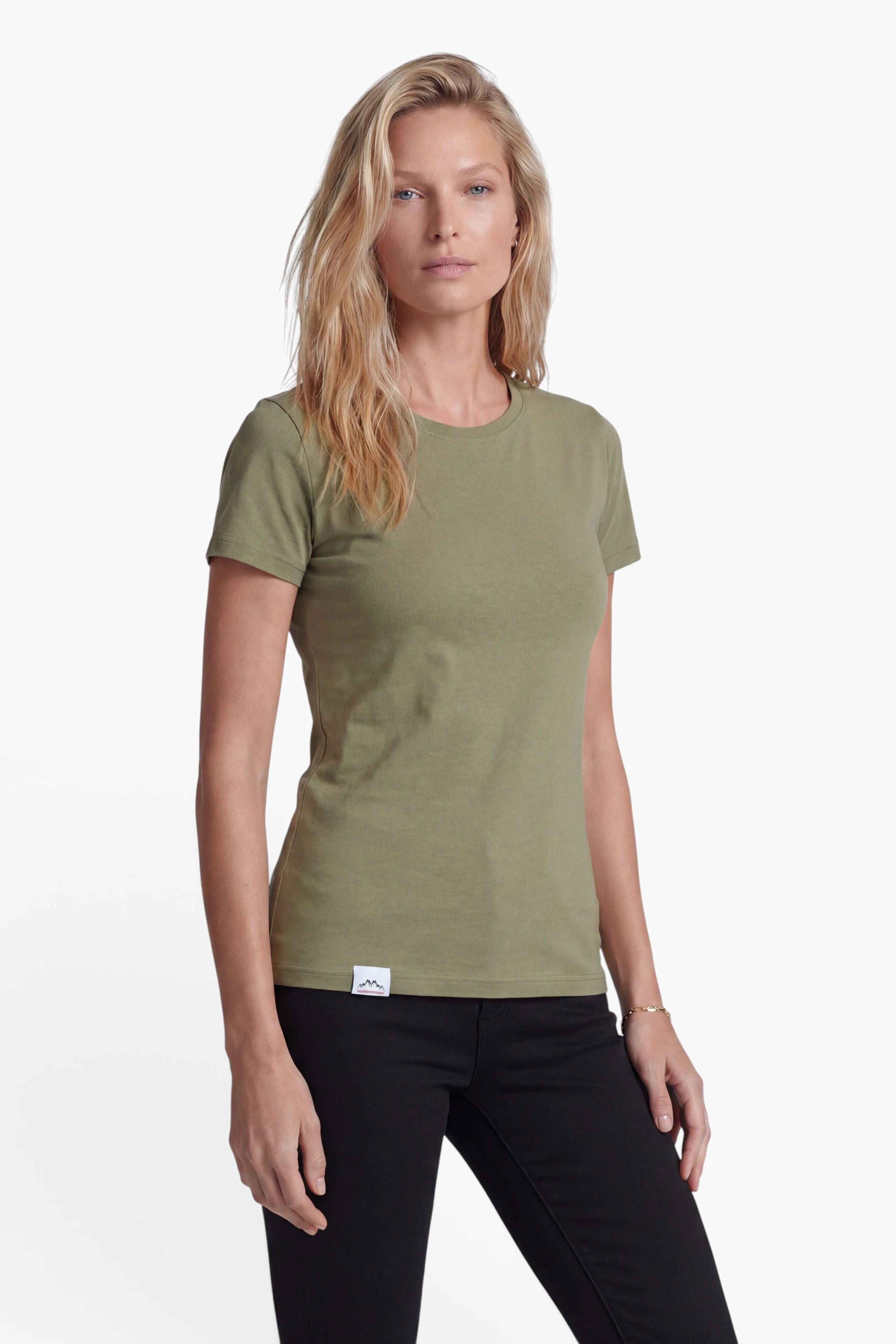 Alpenwert T-Shirt Damen Merino T-Shirt - mulesingfreie Wolle - hergestellt in Portugal (1 Pack) Antibakteriell, Anti-Schweiß-Geruch, Outdoor & Funktionsshirt