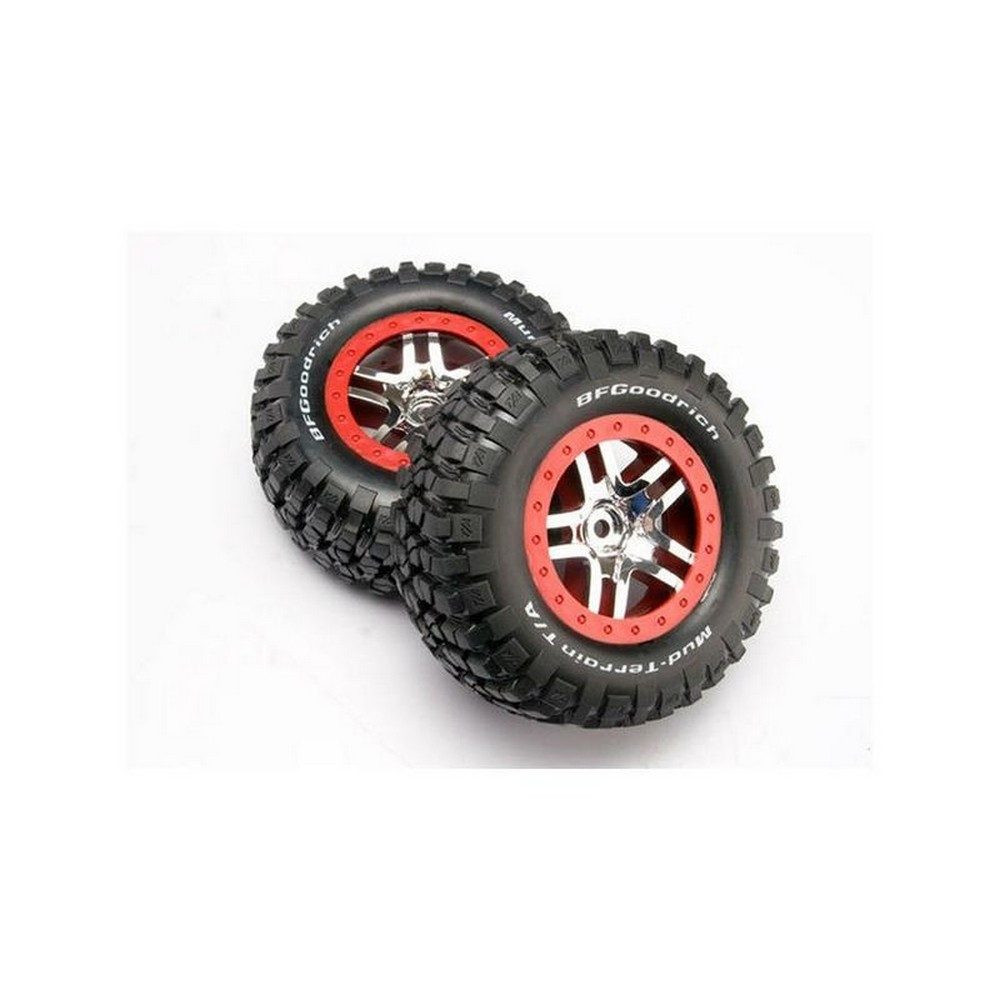 Modellbausatz 6873A Reifen auf Felge chrome