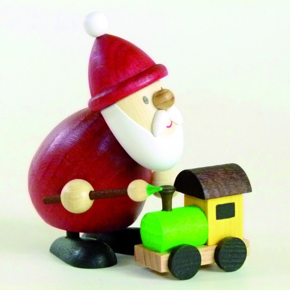 Ullrich Kunsthandwerk Räuchermännchen Räuchermann Weihnachtsmann mit Pinsel HxB 9,5x7,5cm NEU