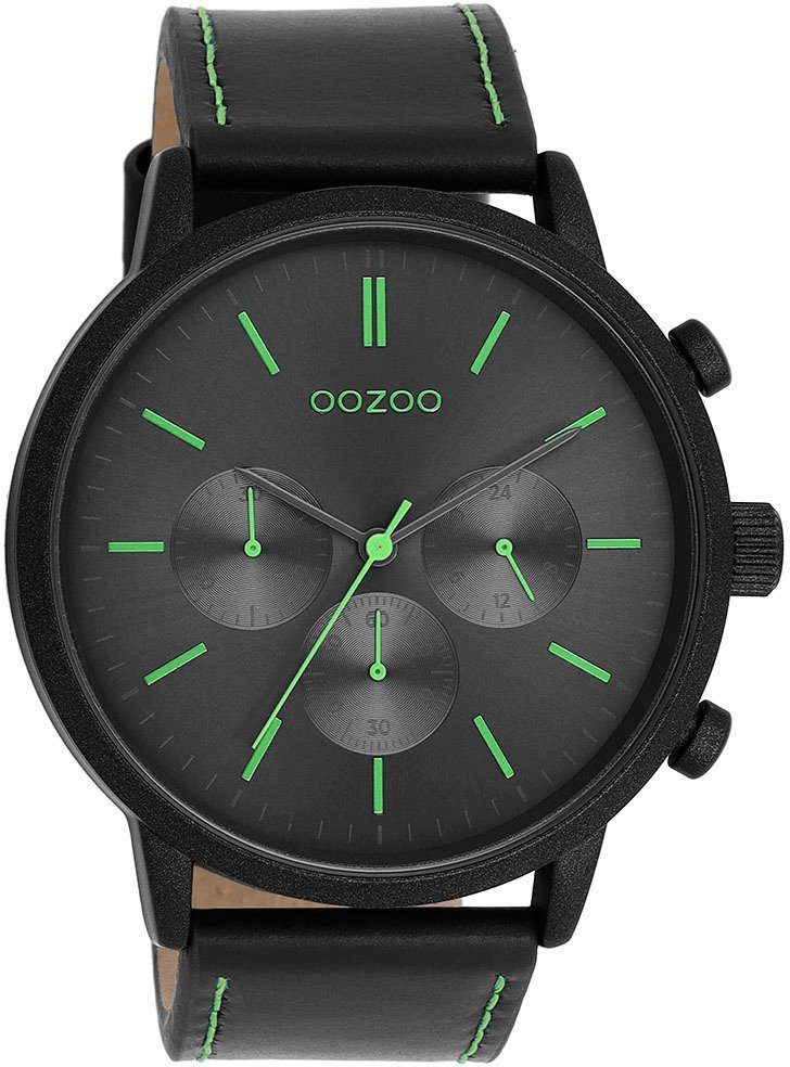 OOZOO Quarzuhr C11208, Armbanduhr, Herrenuhr, Lederarmband, günstig online kaufen