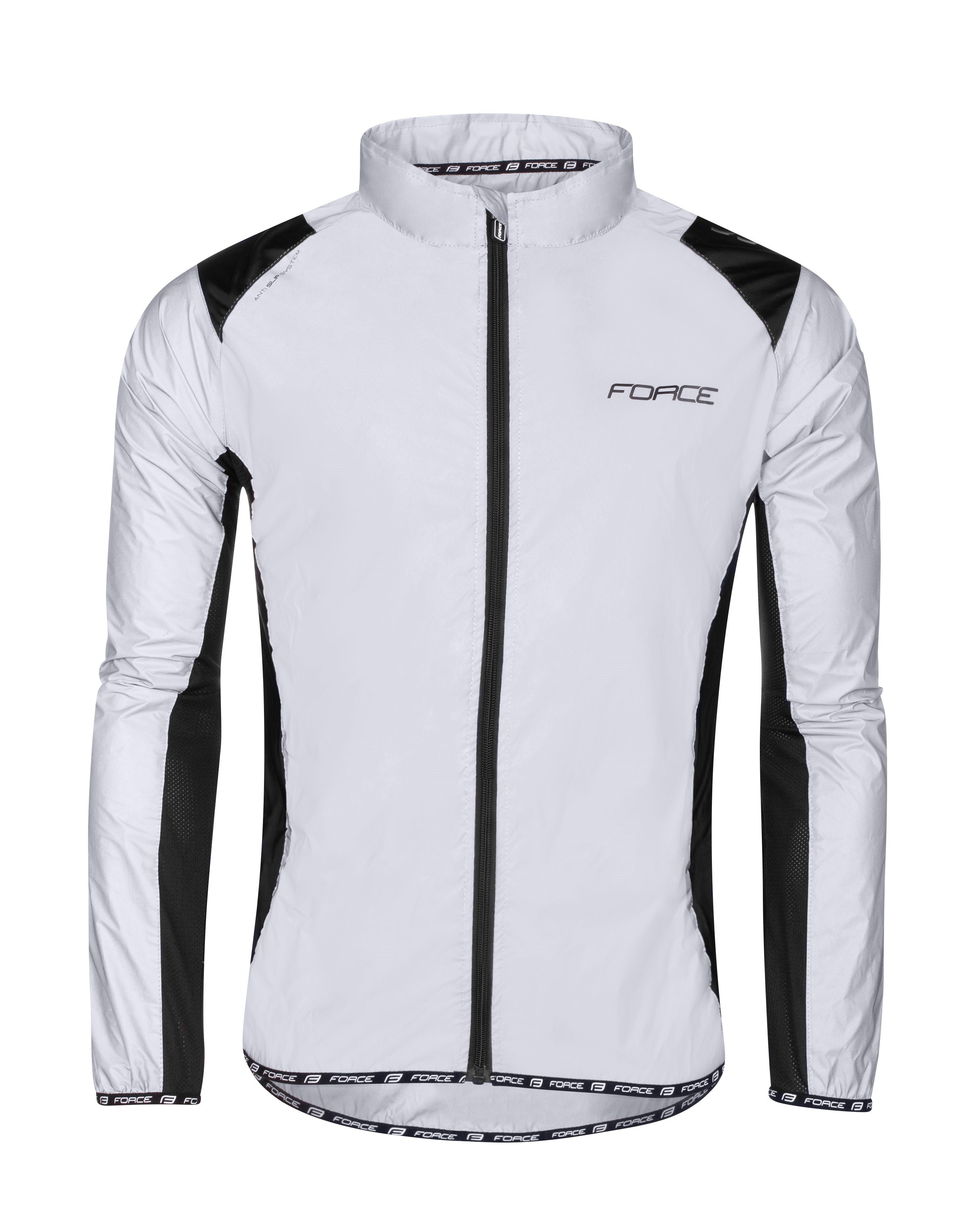 FORCE Fahrradjacke Hoch Reflektierend Jacke, Sport, Jogging, Fahrrad