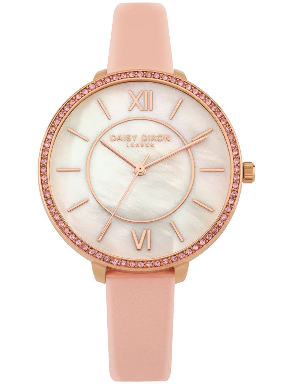 DAISY DIXON Quarzuhr Daisy Dixon DD088PRG Bella Damenuhr 36mm 3ATM Daisy Dixon DD088PRG Bella Damenuhr 36mm 3ATM