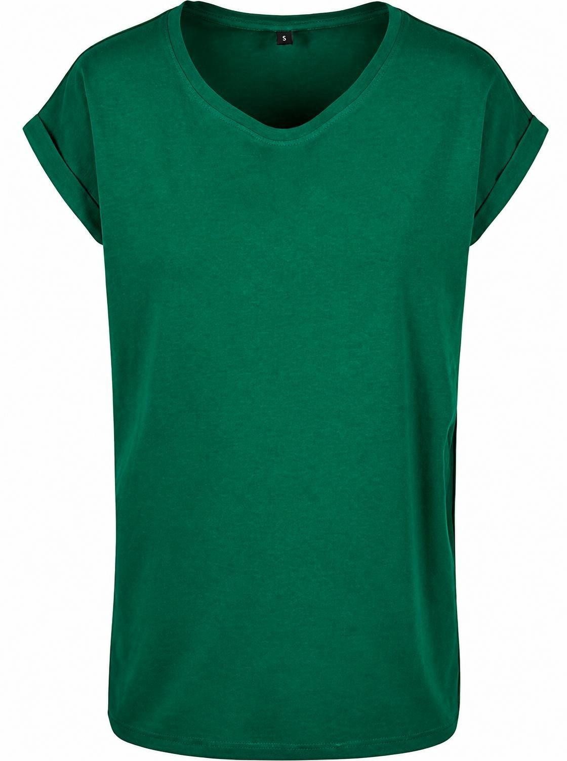 Build Your Brand Rundhalsshirt Ladies Extended Shoulder Damen T-Shirt