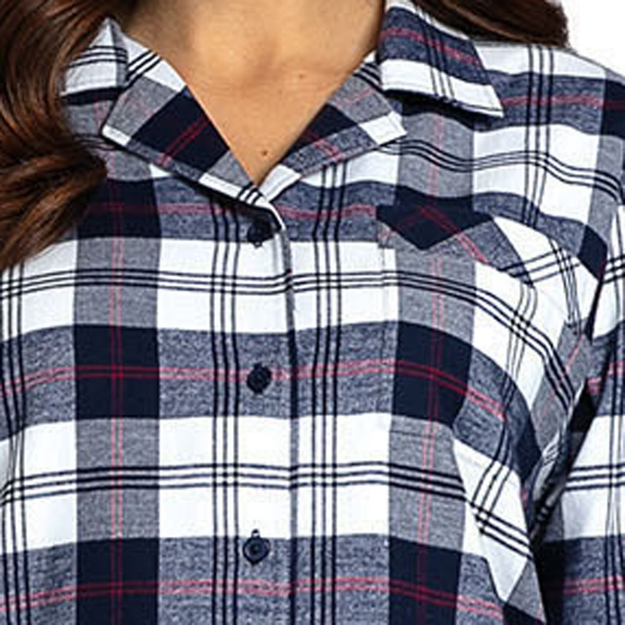 comtessa Nachthemd Damen-Nachthemd Flanell Karo günstig online kaufen