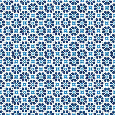 Ambiente Luxury Paper Products Papierserviette 20 Servietten Laureen blue 33x33cm, (20 St)