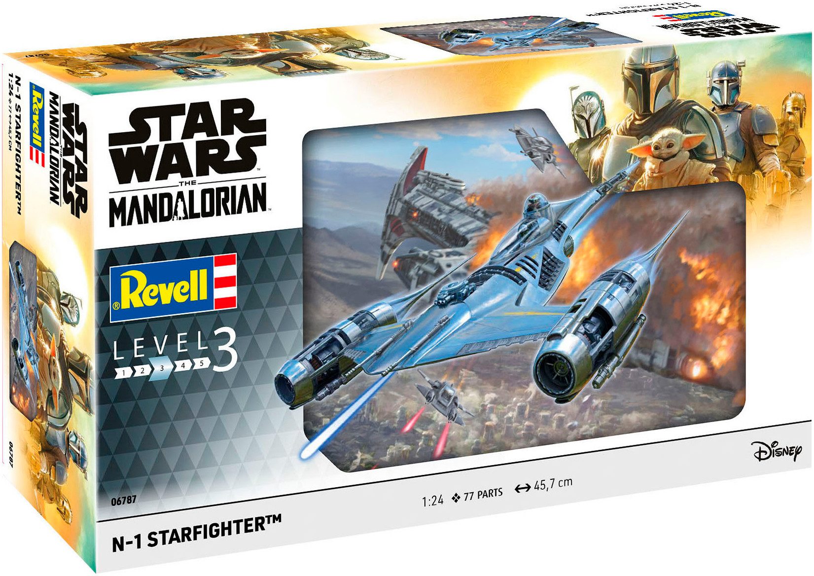 Revell® Modellbausatz N-1 Starfighter™: The Mandalorian, Maßstab 1:24, Made in Europe