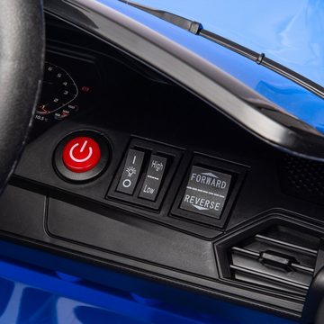 REDOM Elektro-Kinderauto BMW M4 Elektroauto, Belastbarkeit 30 kg, Bremsautomatik Fernsteurung Bluetooth