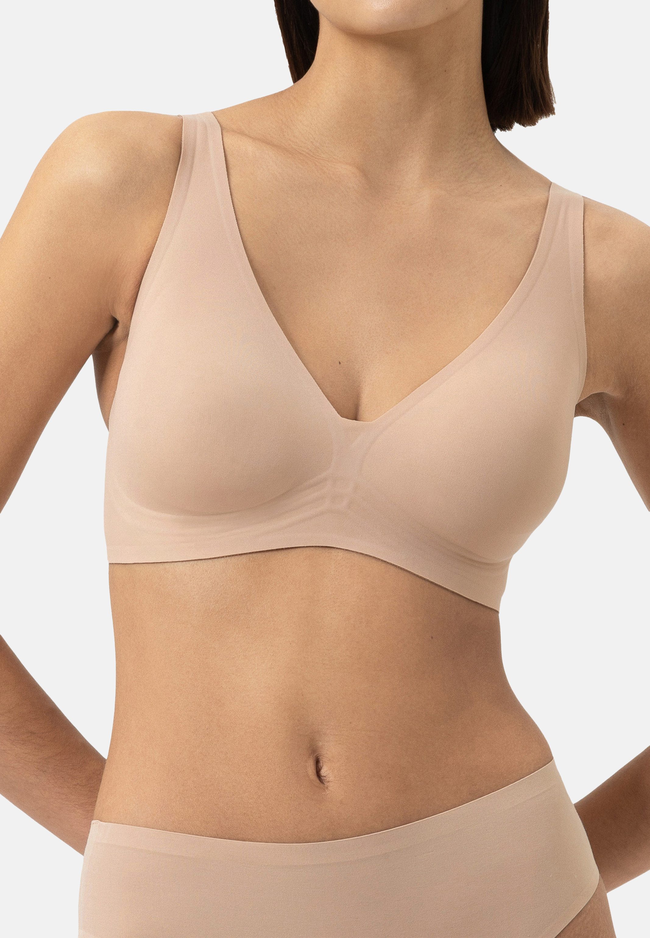 Mey Bügelloser BH Simply Better Invisibles (1-tlg) Triangel BH - Blickdicht - Elastischer Triangel-BH
