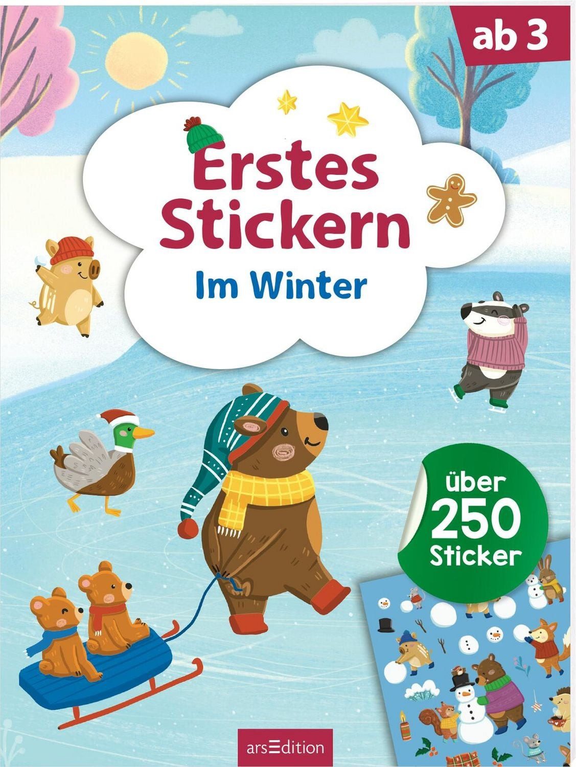 Erstes Stickern – Im Winter / diverse