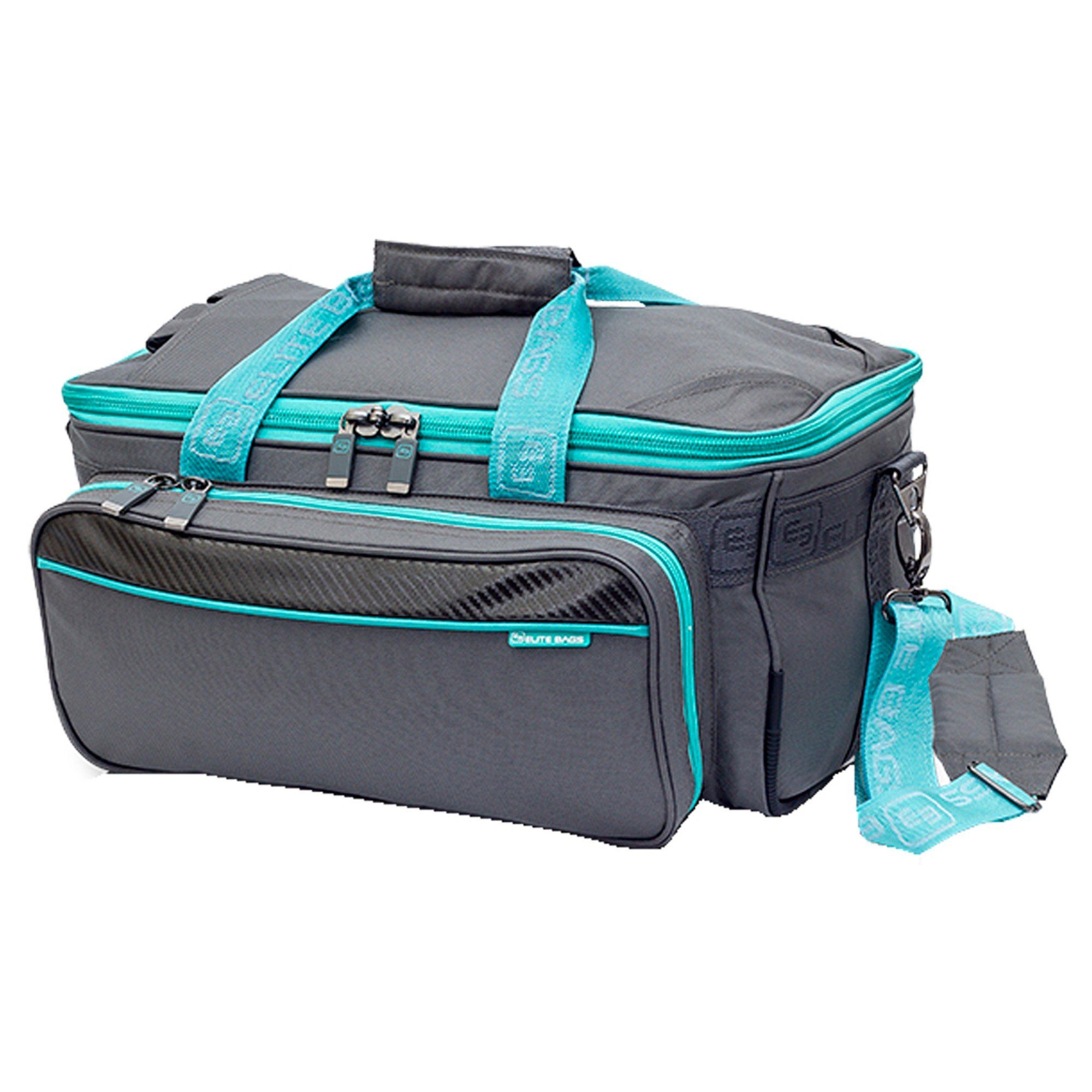 Elite Bags Arzttasche Elite Bags GP´S Softbag-Arzttasche Polyester 40 x 21 x 25 cm Grau-türkis