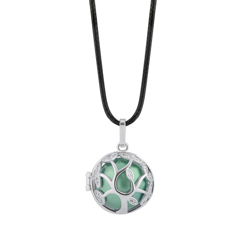 MUMMY BELL Kette mit Einhänger Halskette für Frauen Jingle Tree of Life K8SZM20