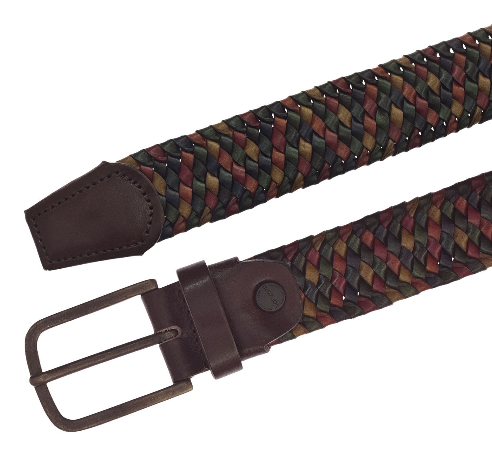 Vanzetti Ledergürtel Braided Leather Belt aus echtem Leder