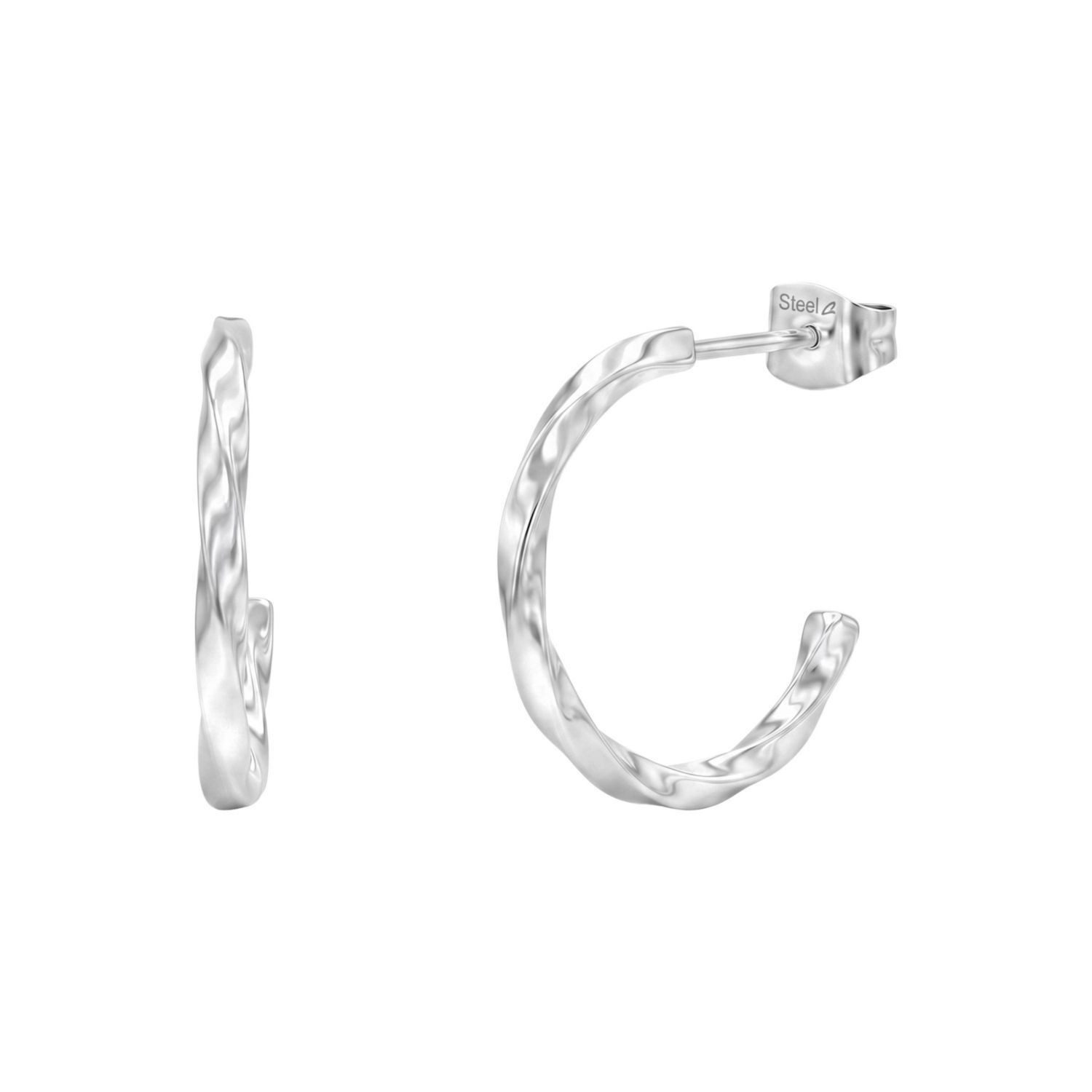 Noelani Paar Creolen Noelani Creolen für Damen, Silber 925 (Creole, 4-tlg)