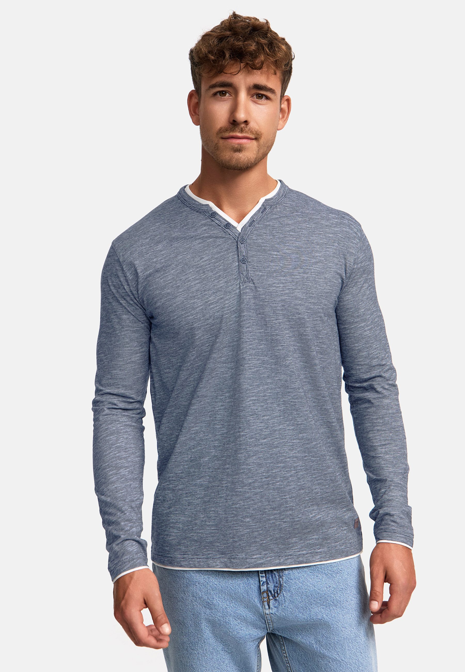 Indicode Langarmshirt Herren INColeson Shirt Langarm Herrenshirt Langarmshi günstig online kaufen