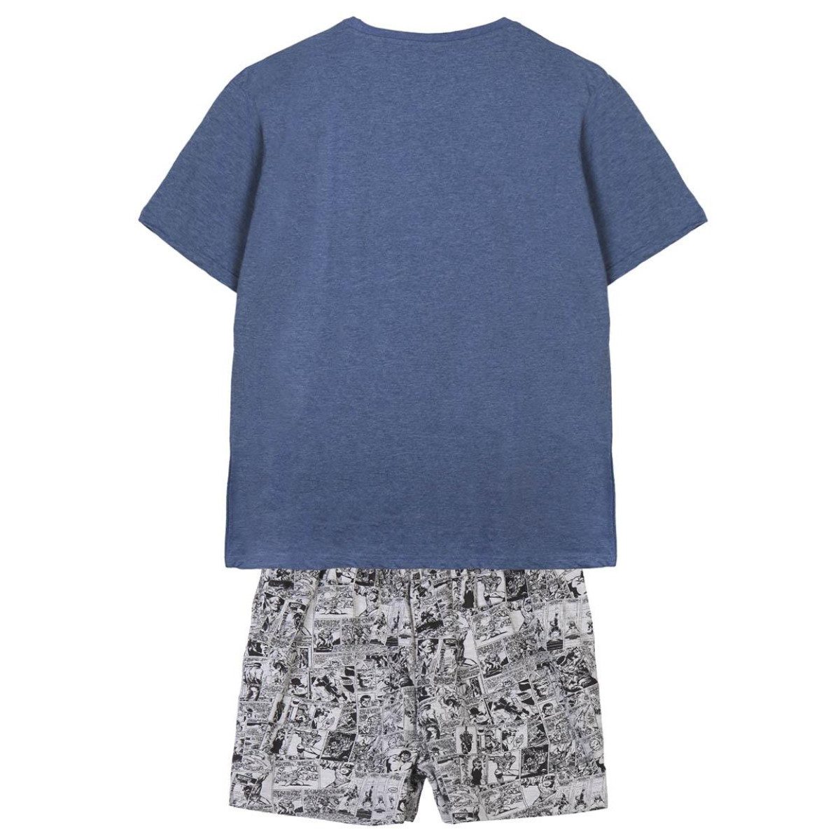 Captain Marvel Pyjama Schlafanzug Erwachsene Short günstig online kaufen