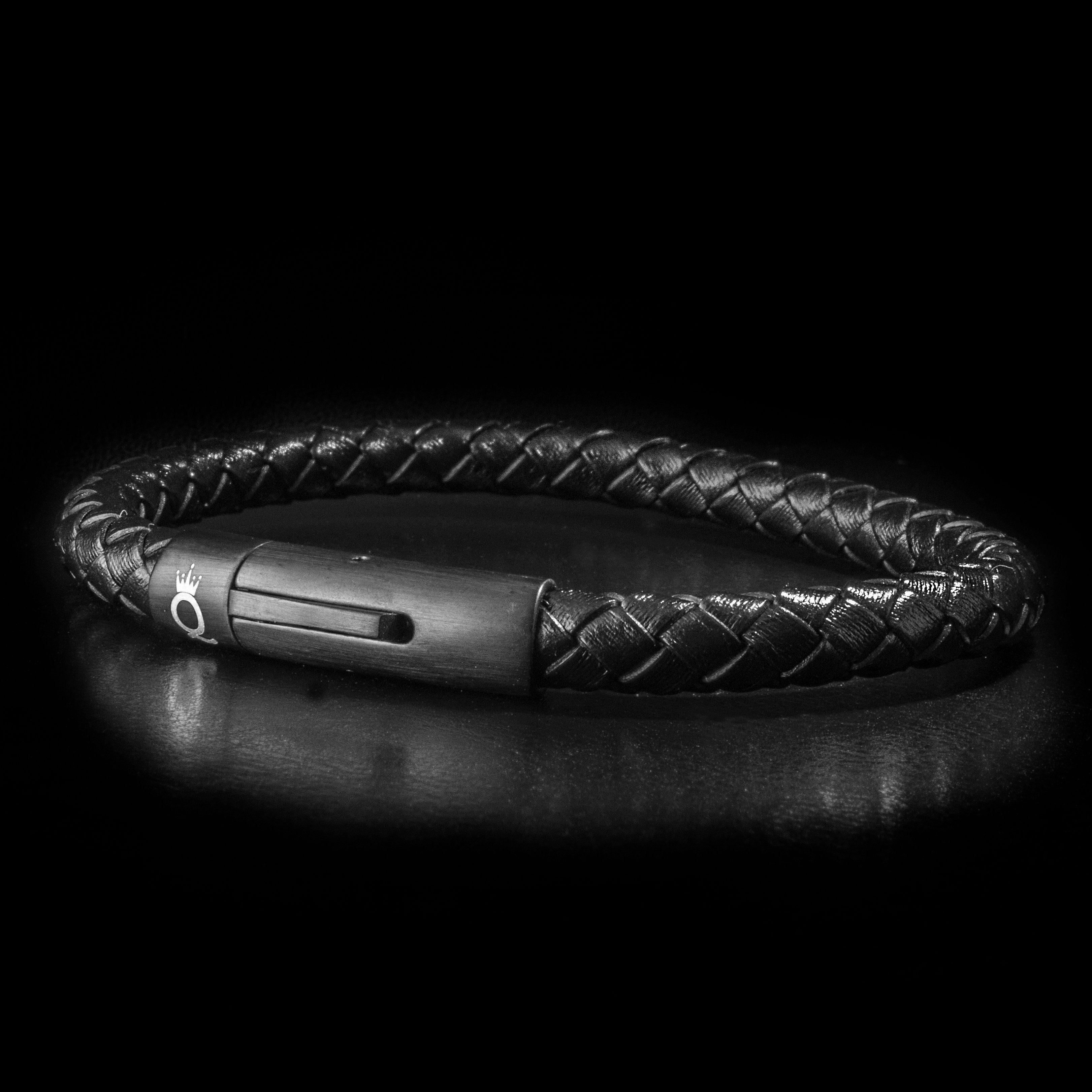 UNIQAL.de Lederarmband Lederarmband Herren "SIMPLE" Geflochten, gestapelt ( günstig online kaufen