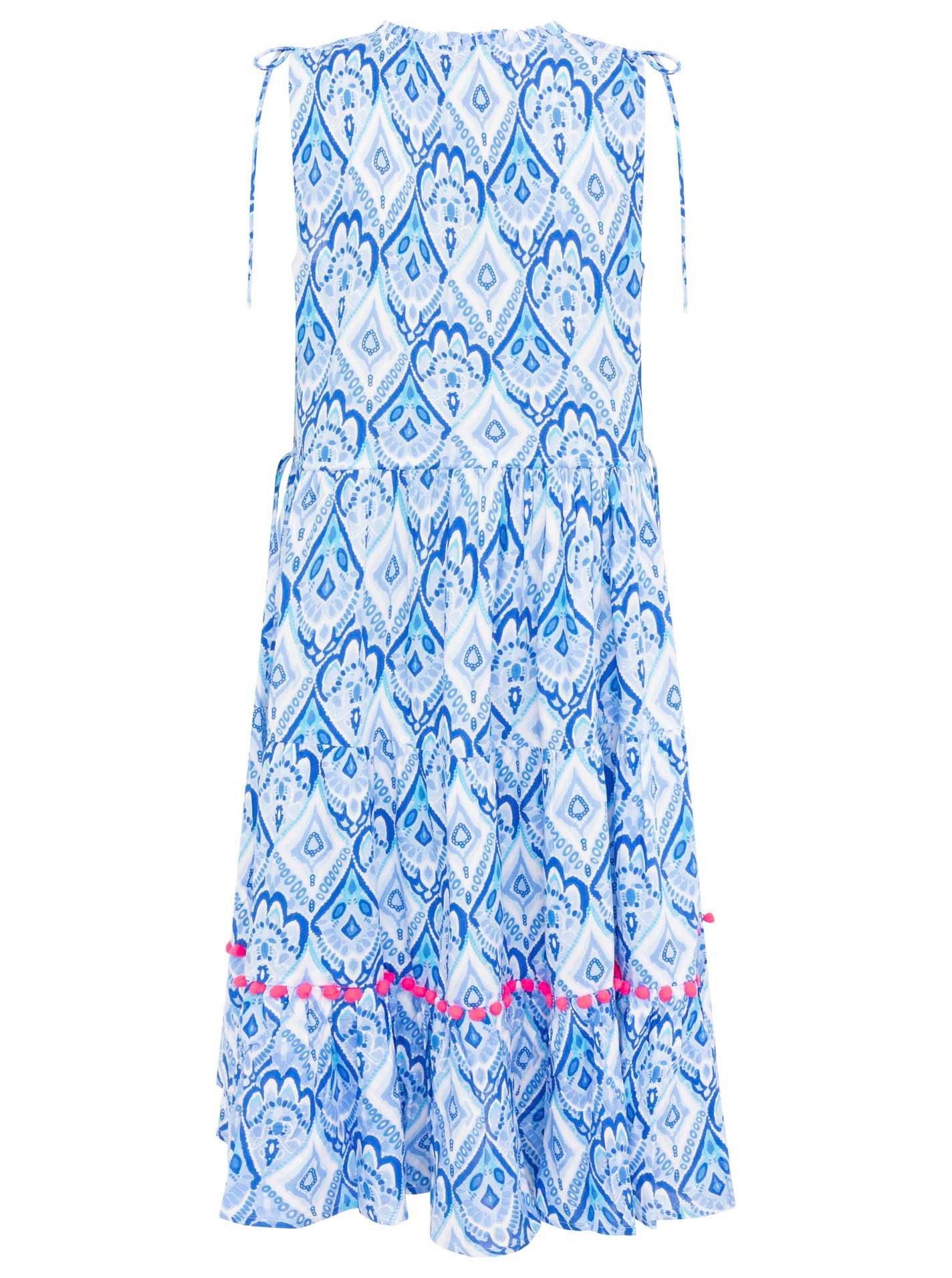 Zwillingsherz Midikleid Zwillingsherz Kleid "Urlaubsfeeling" Bommeln, günstig online kaufen