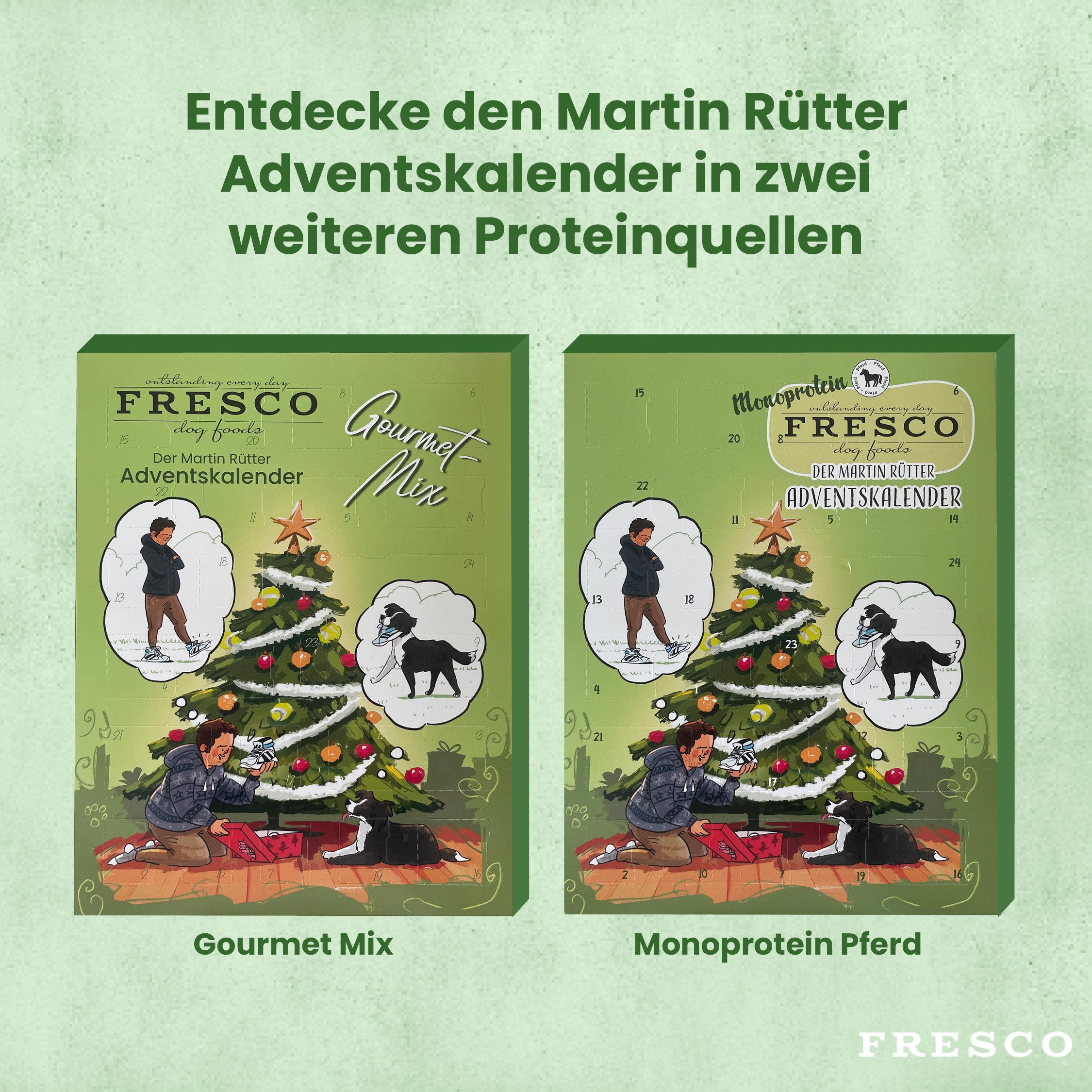 Fresco Dog Hunde-Adventskalender Martin Rütter Adventskalender 2026 für Hunde (Packung), Getreidefrei, viele Sorten & hoher Fleischanteil – Bild 5 von 5