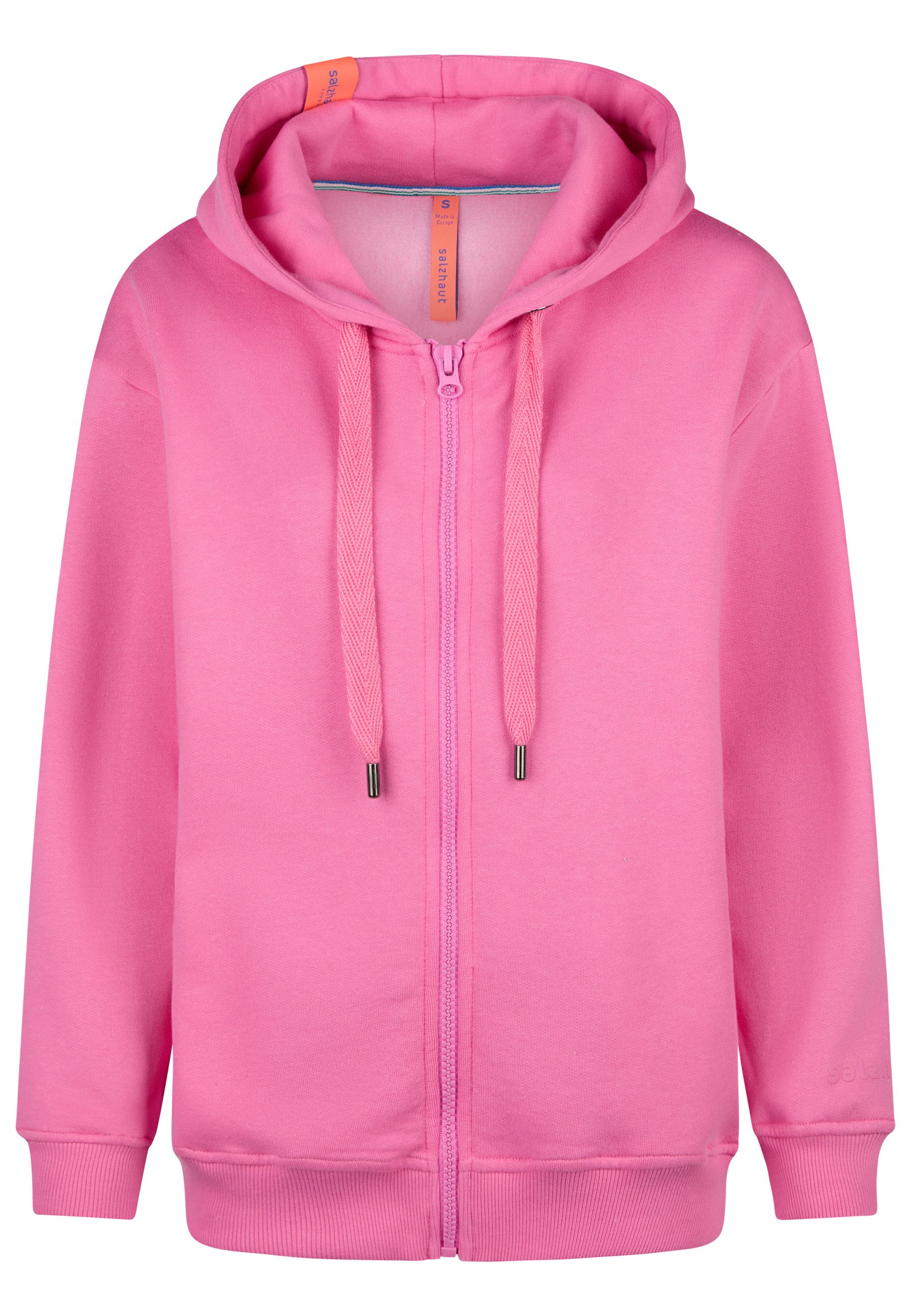 salzhaut Sweatjacke TOPE Damen Relaxed-Fit weiche, bequeme Sweatjacke, Hoodiejacke, Indoorjacke zum Verlieben!