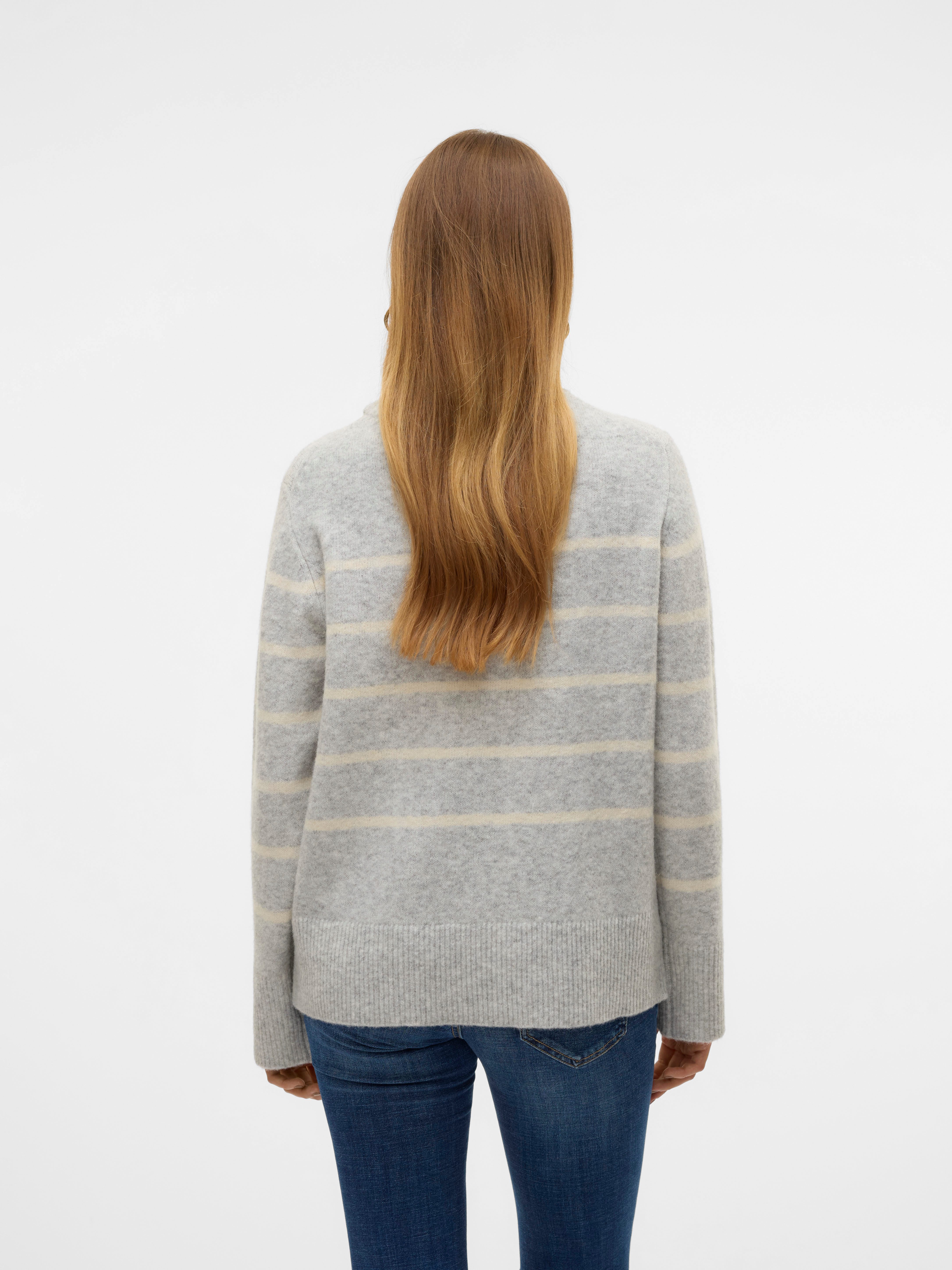 Vero Moda Strickpullover VMFLAWLESS LS O-NECK günstig online kaufen