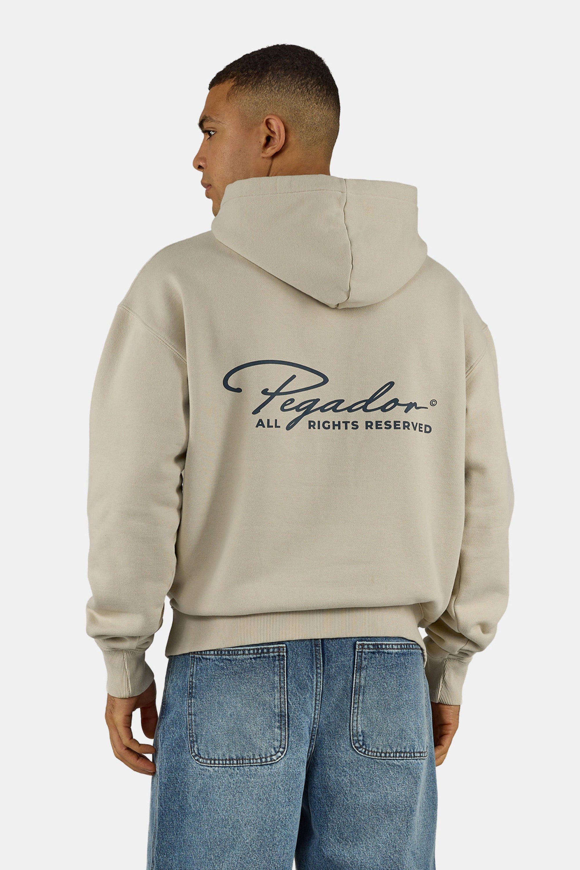 PEGADOR Kapuzensweatshirt Pike Oversized Hoodie Baumwollmischung, oversize