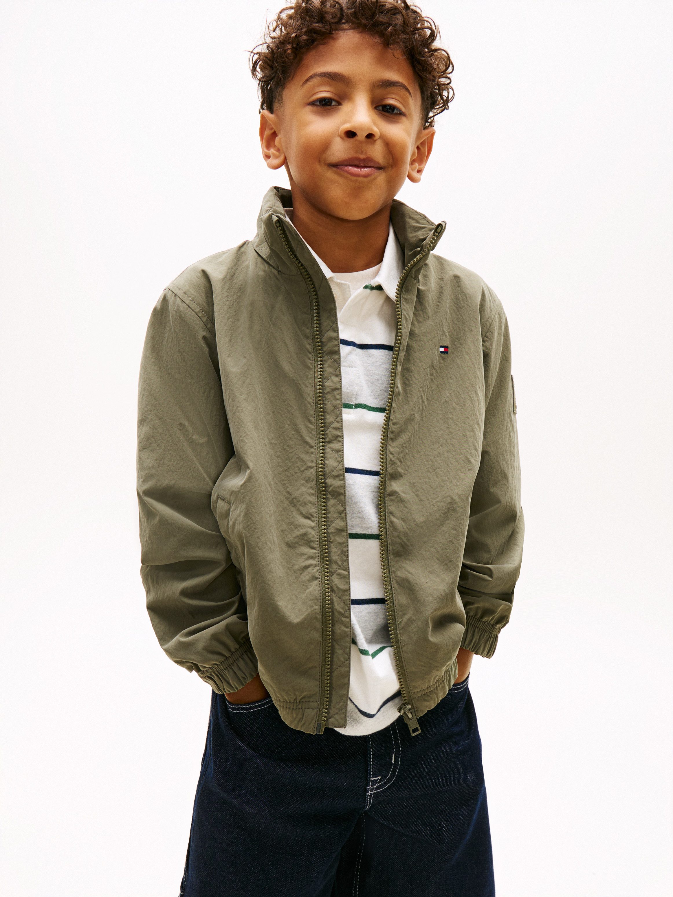 Tommy Hilfiger Outdoorjacke ESSENTIAL JACKET Kinder bis 16 Jahre, regular fit, mit Kapuze