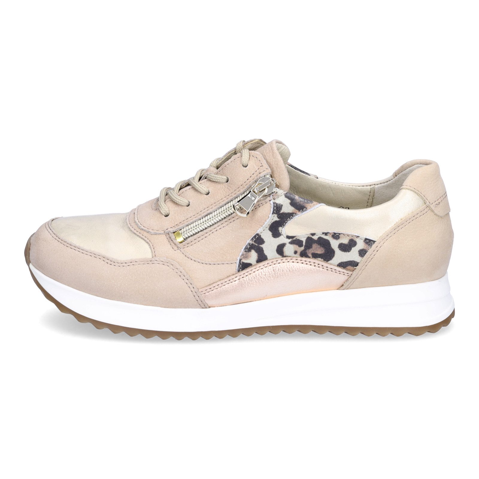 Waldläufer Waldläufer Damen Sneaker Vicky beige leo Sneaker günstig online kaufen