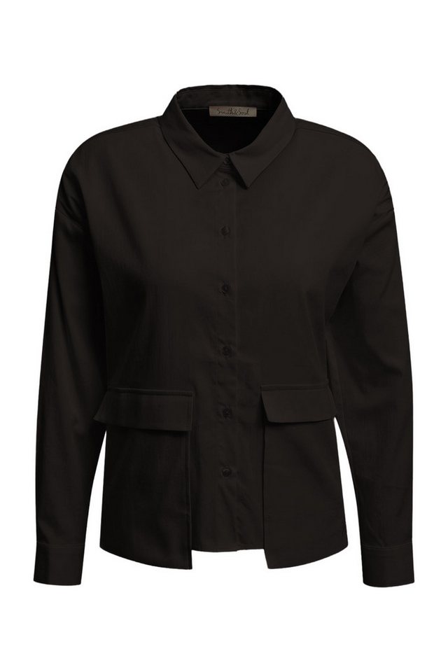 Smith & Soul Hemdbluse mit Pattentaschen vorn