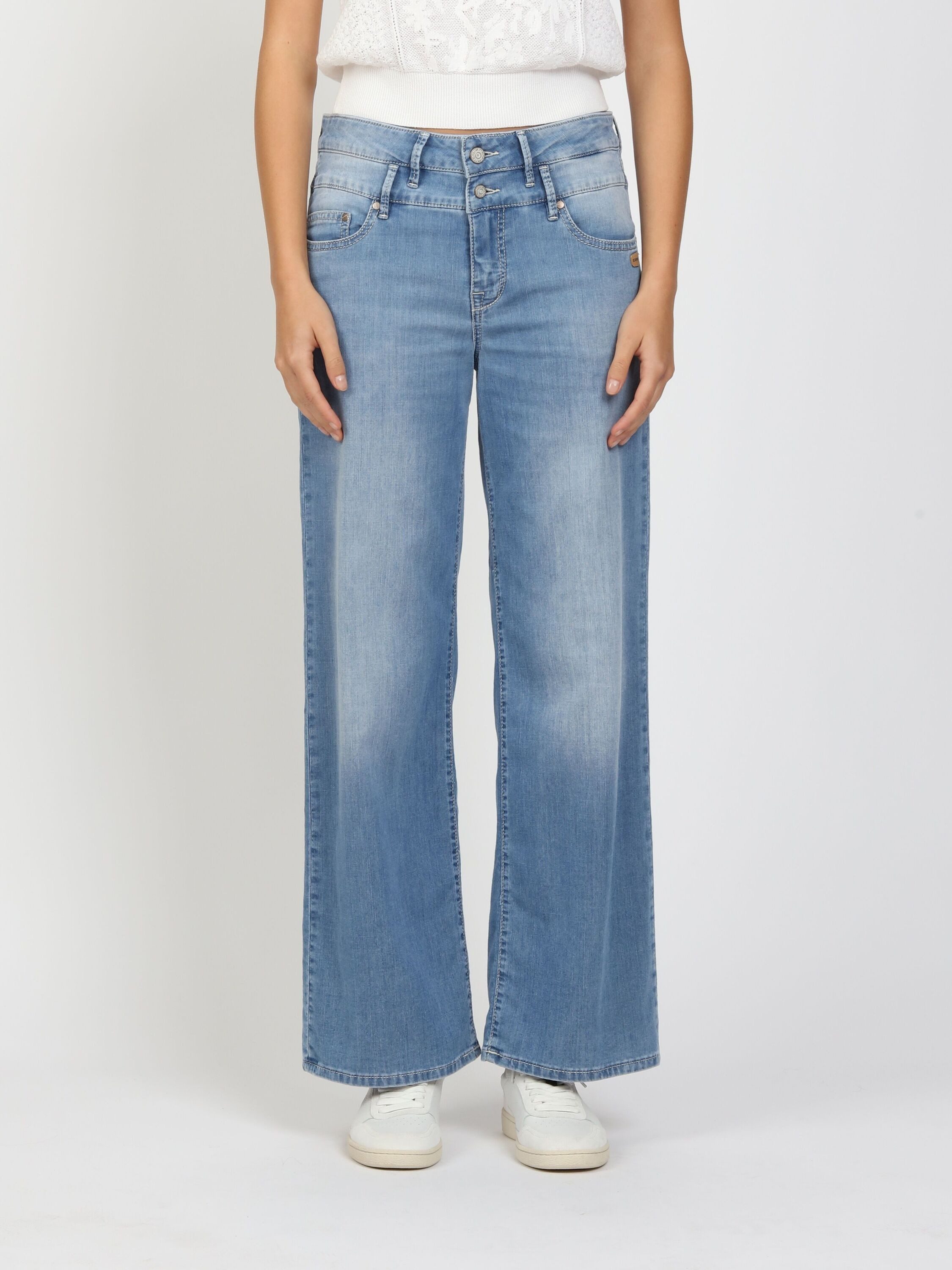 GANG 5-Pocket-Jeans 94CARA mit Reißverschluss und Knopf