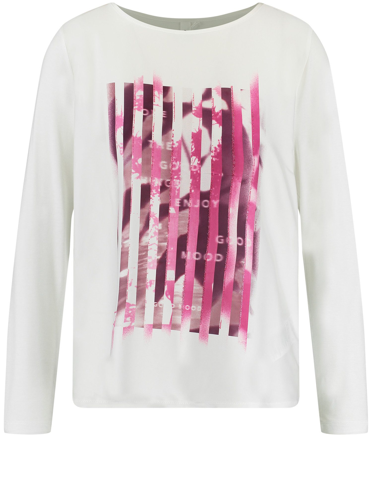 GERRY WEBER T-Shirt T-SHIRT 1/1 ARM, OFF-WHITE