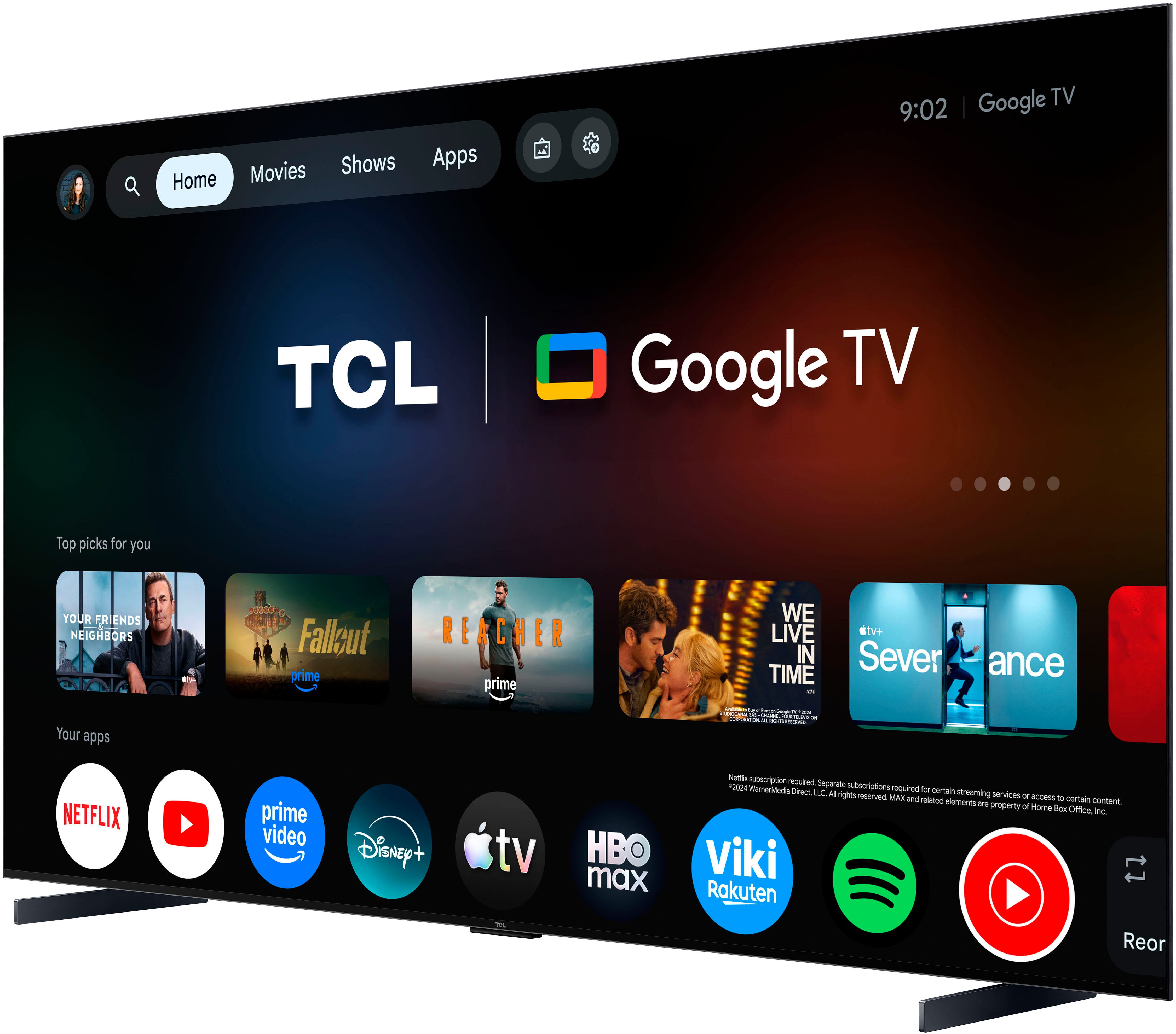 TCL 98RM7LX1 Mini-LED-Fernseher (248 cm/98 Zoll, 4K Ultra HD, Google TV)