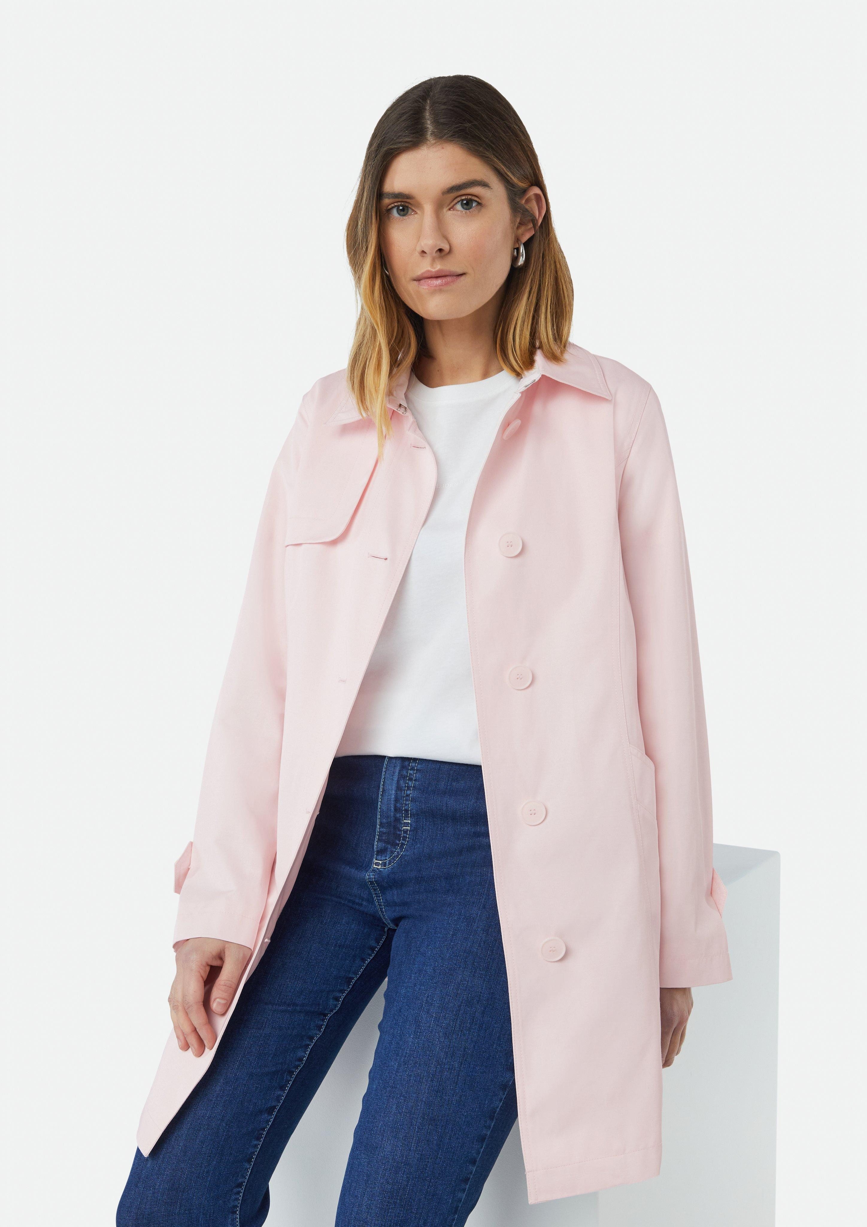 comma Langmantel Eleganter Baumwoll-Trenchcoat im Slim günstig online kaufen